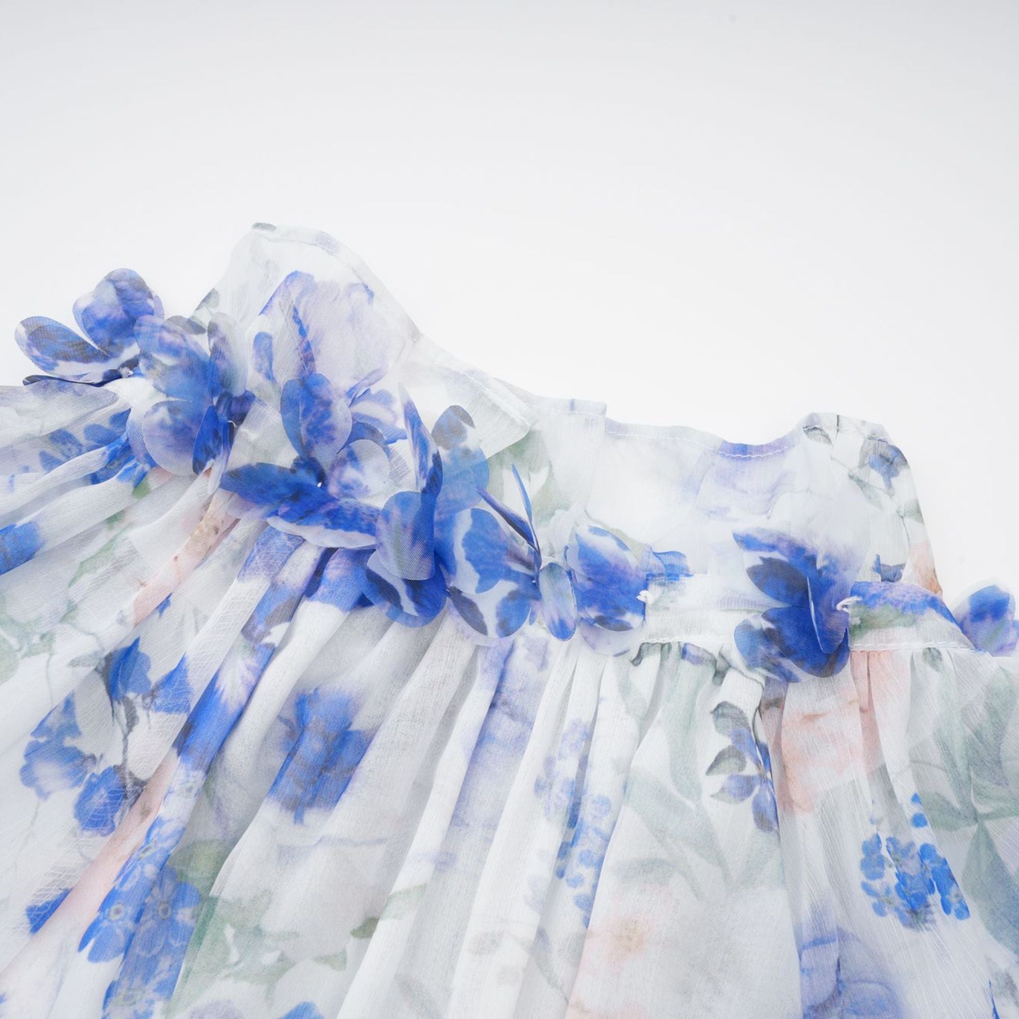 Isabeau white floral-print mini dress (US Only)