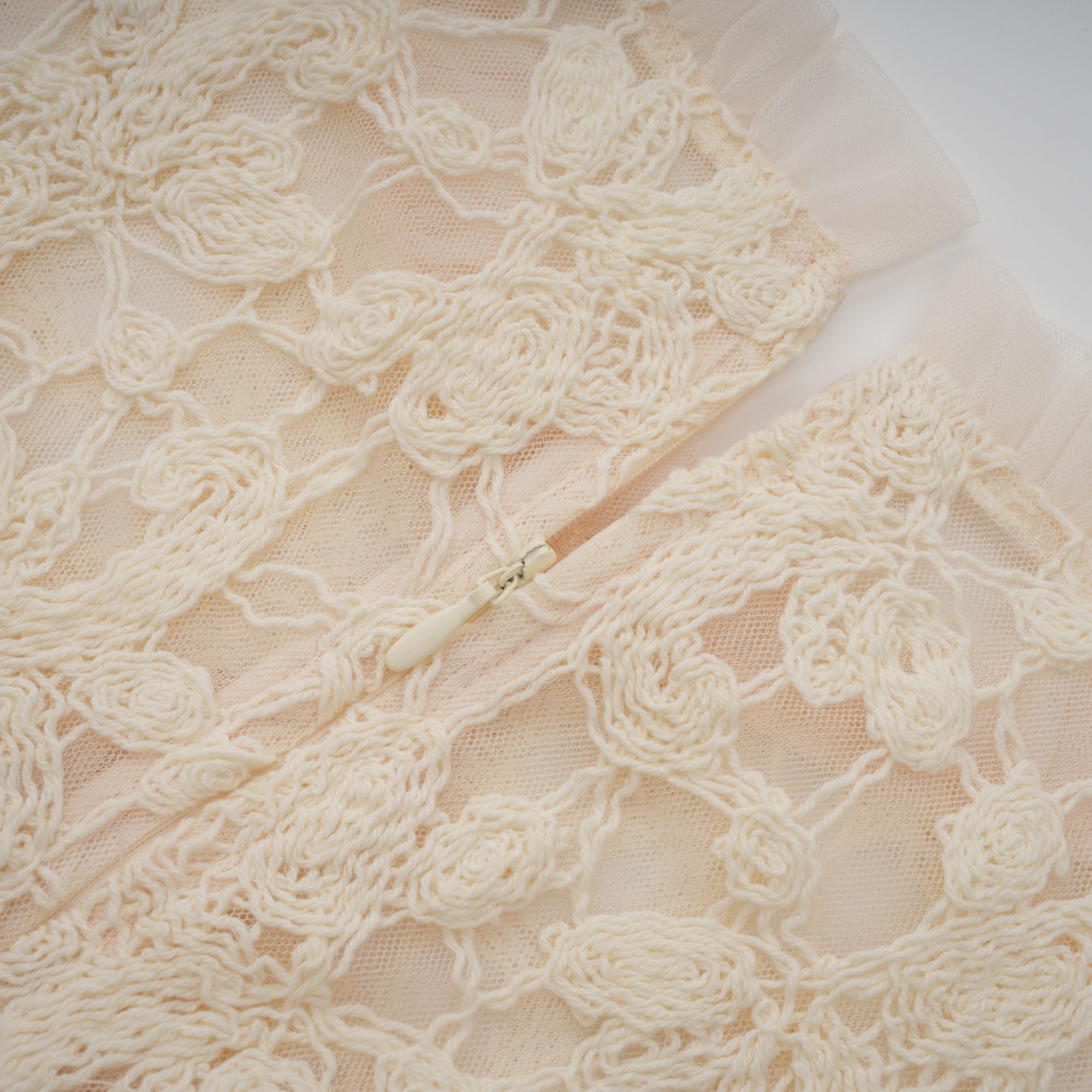 Capucine floral-embroidered layered tulle maxi dress