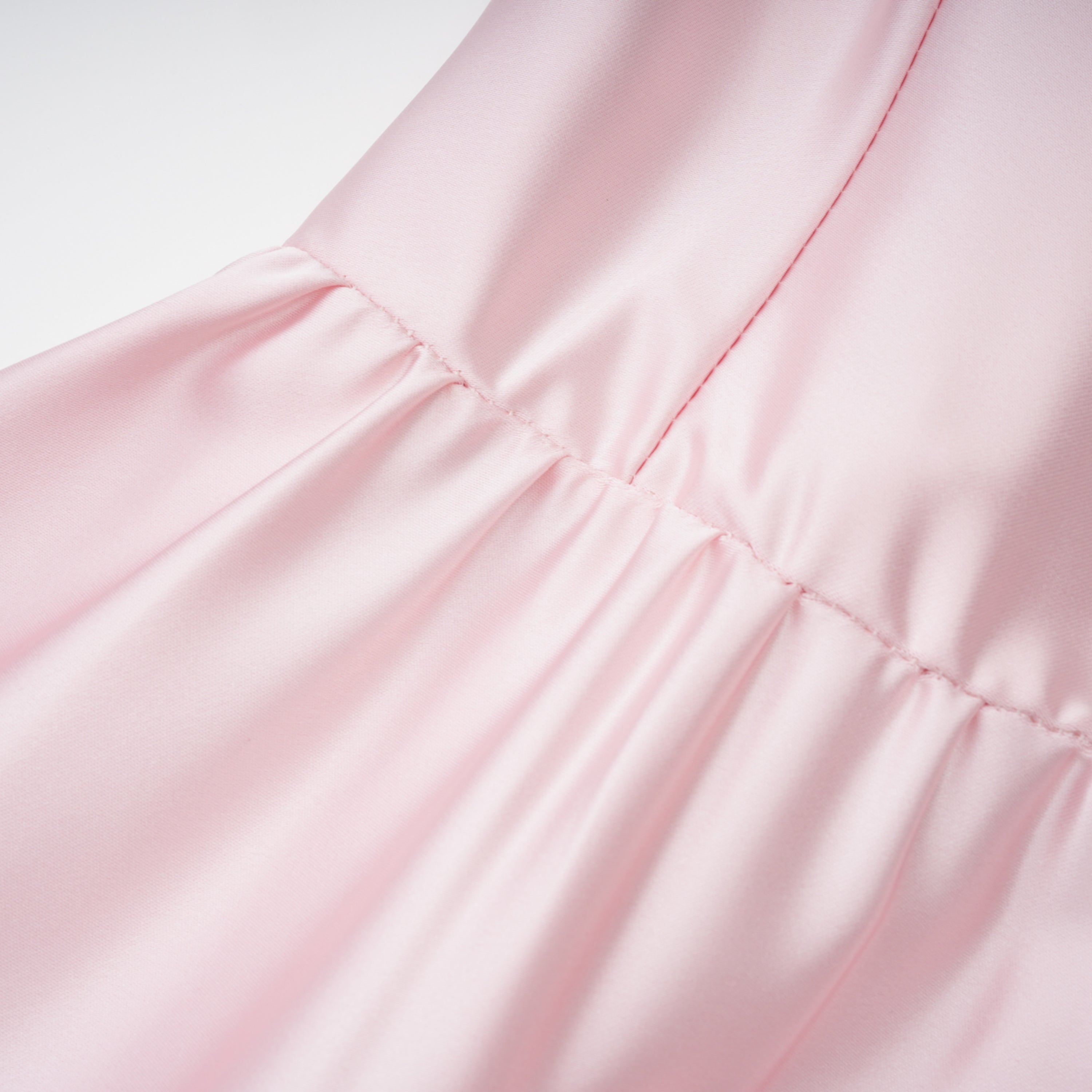 Fadila Pink Semi-Sheer Blouse & Dress Set