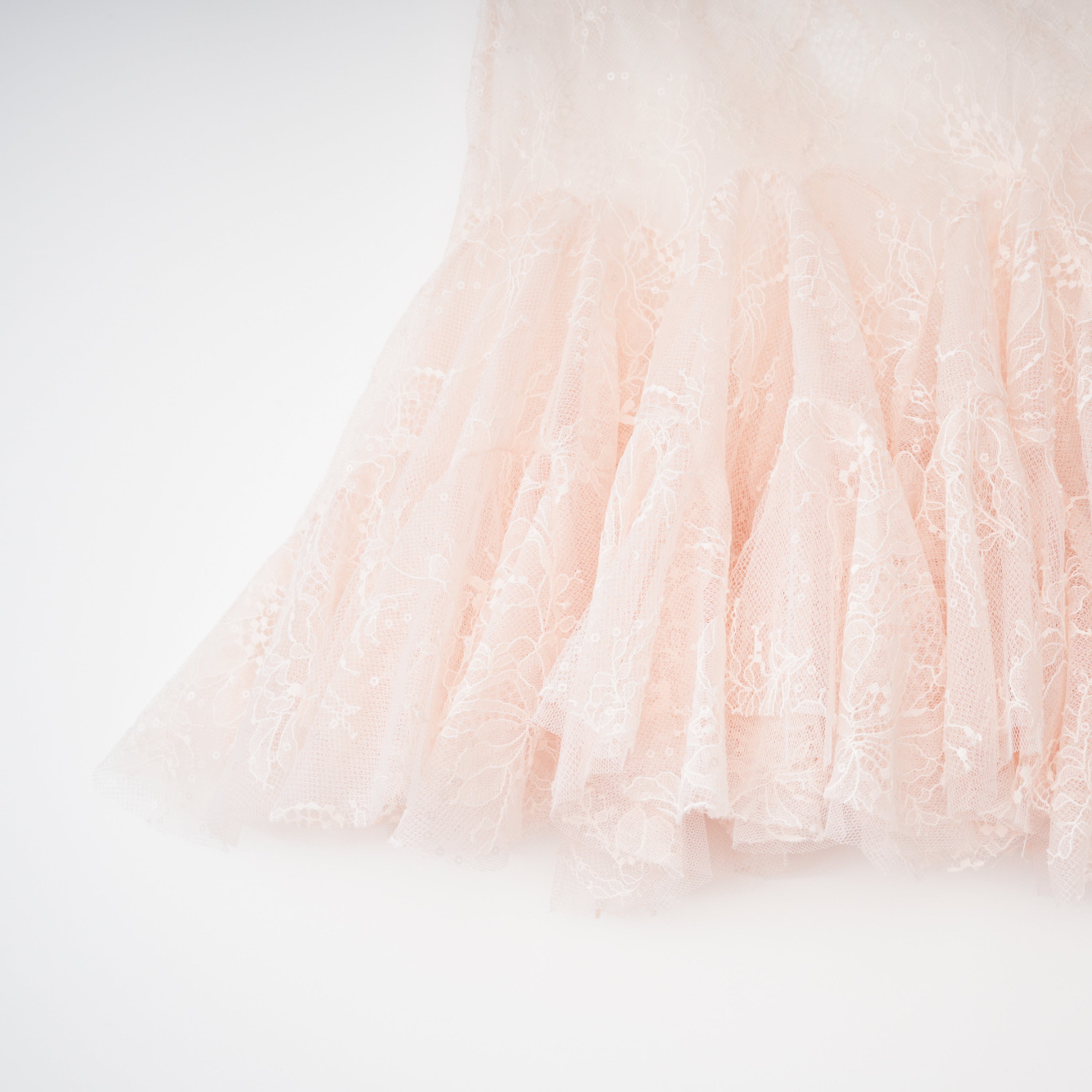 Fadila Pink Semi-Sheer Blouse & Dress Set
