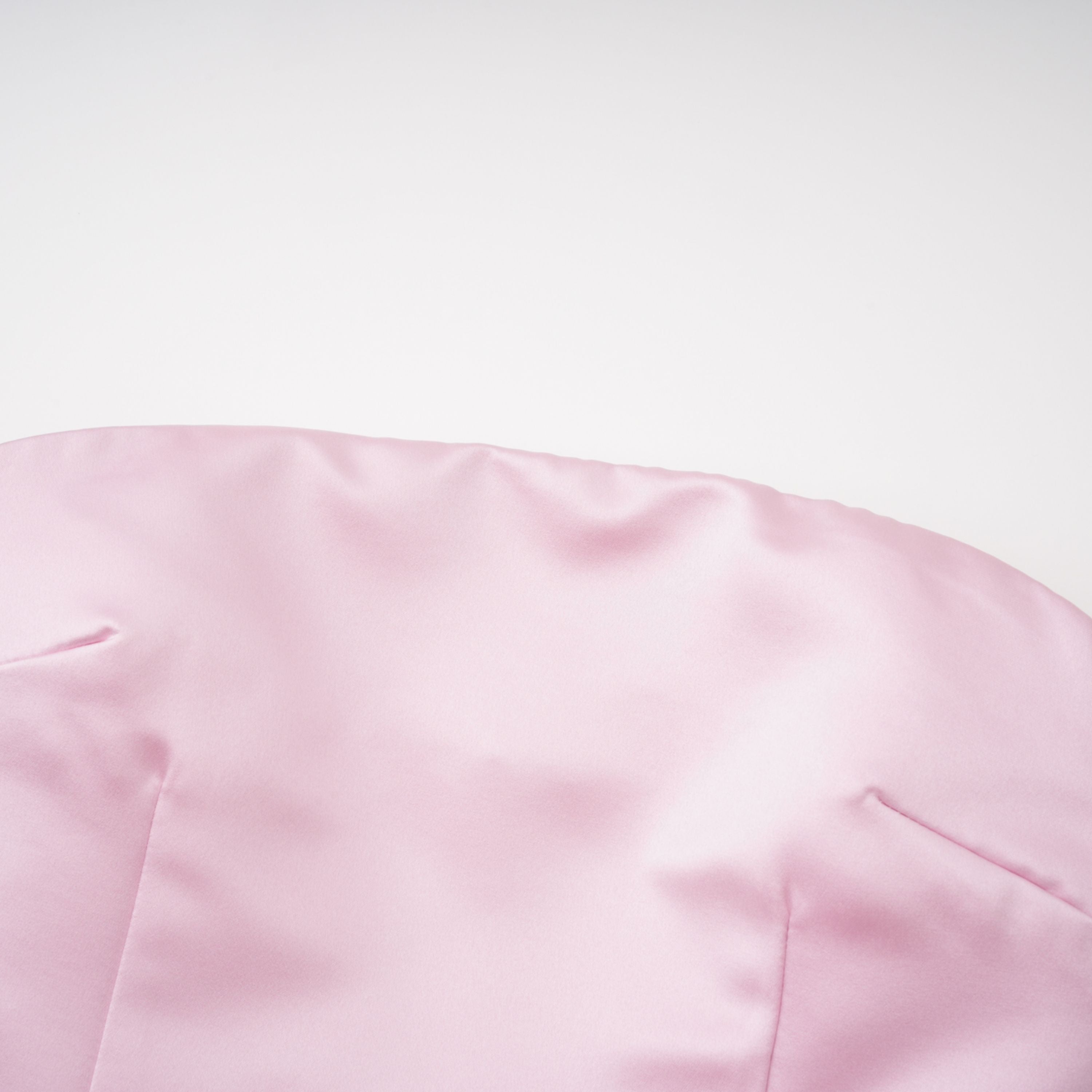 Felismina Pink Color Block Satin Maxi Dress