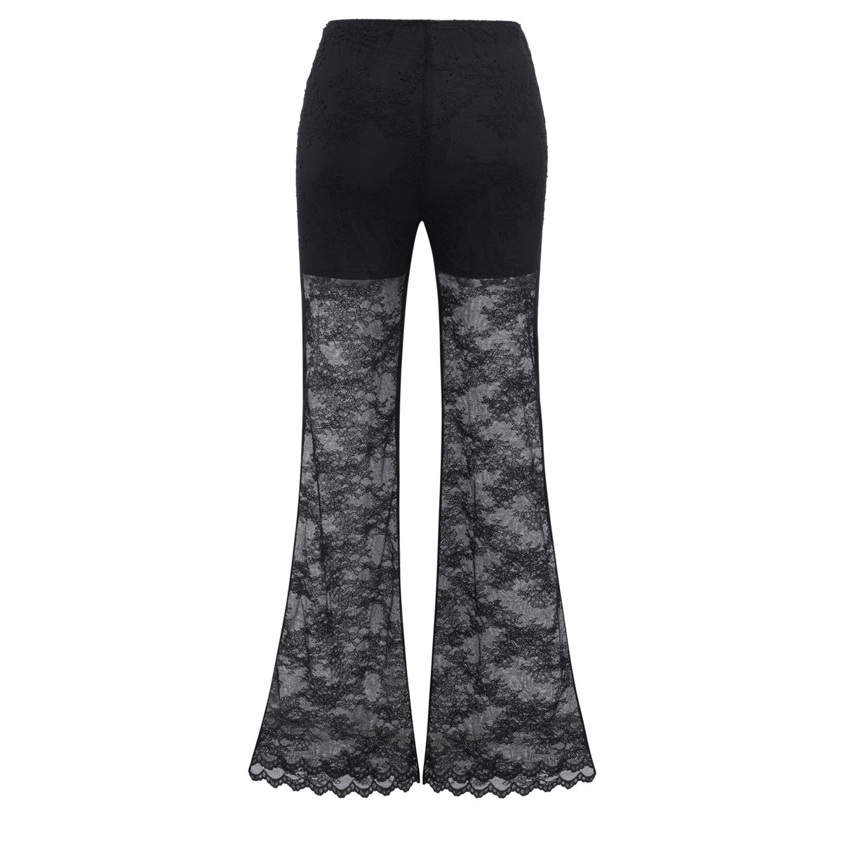 florbela black lace panel blazer & trouser set