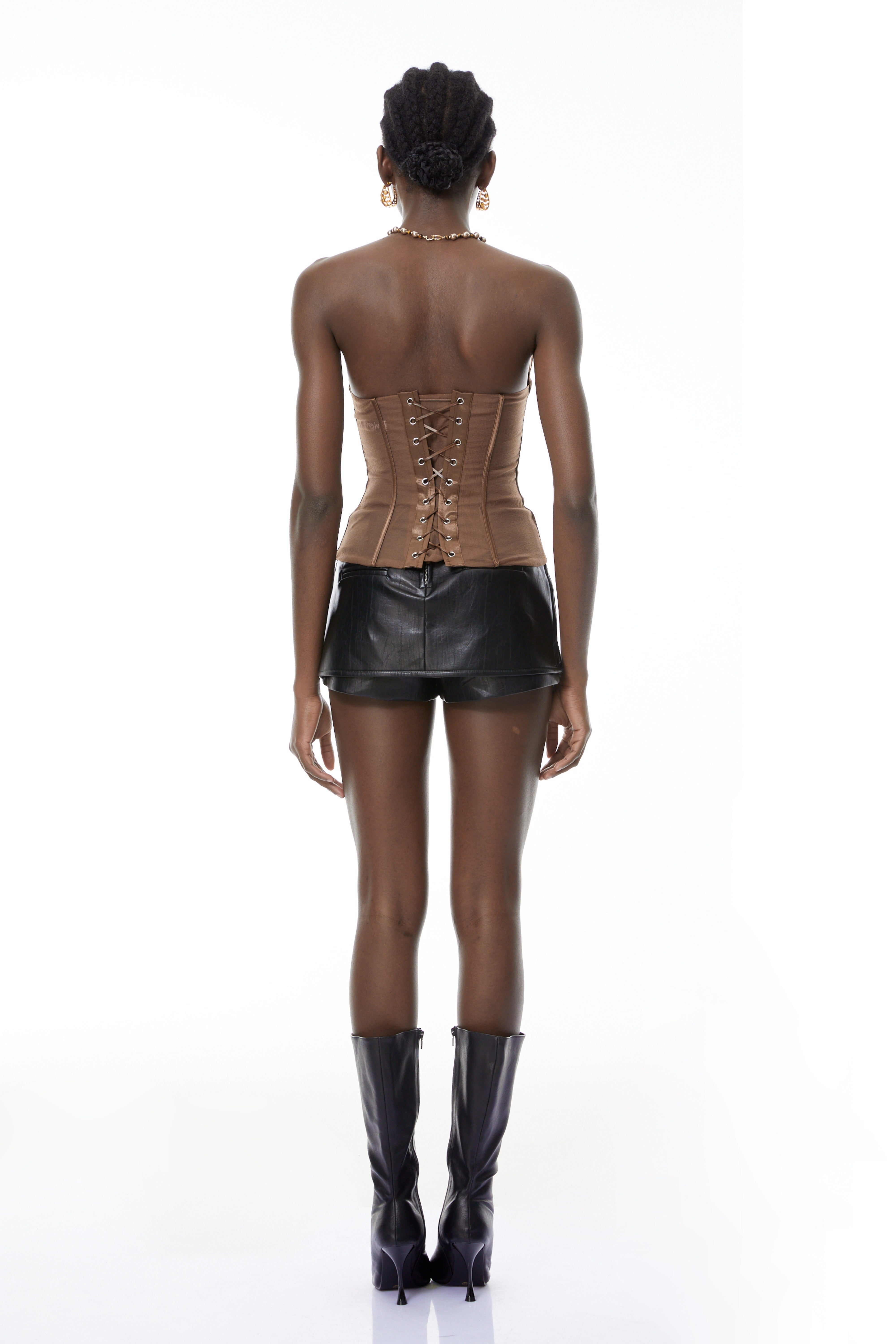 Genesis Bronze Bustier Bodice Corset Top