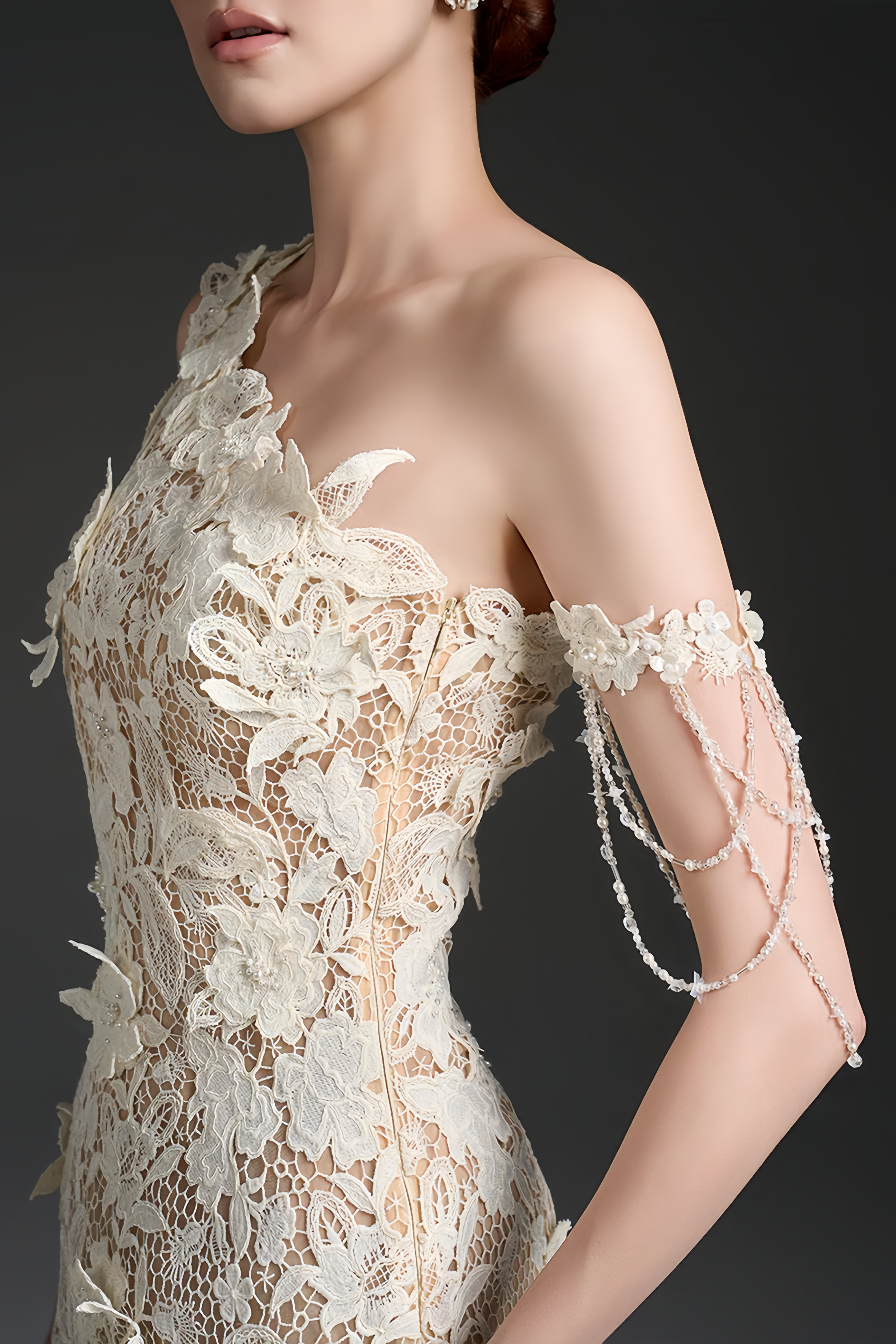 Avalon White One Shoulder Floral Mini Dress