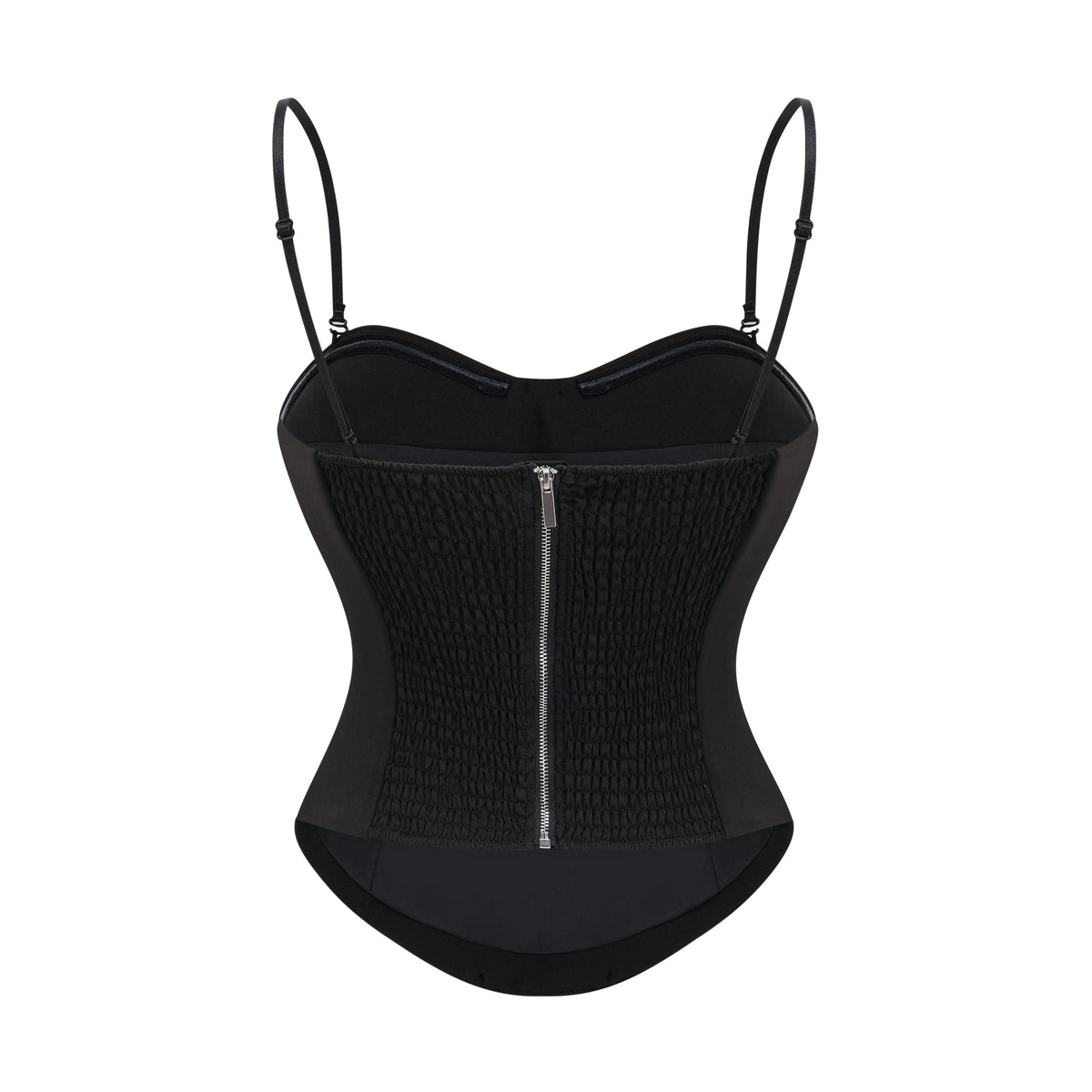 Krasava Black Sweetheart Neckline Top & Trousers Set