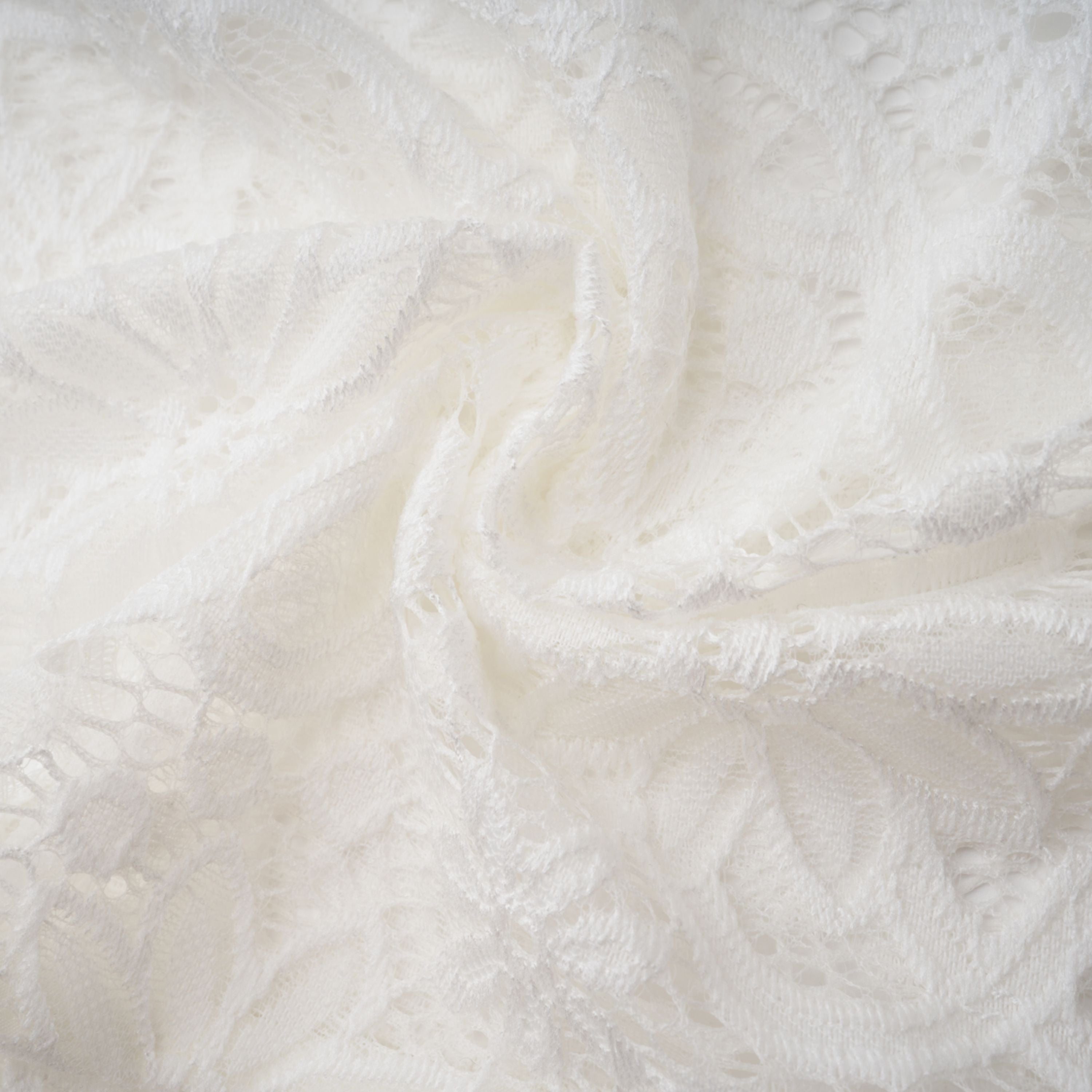 Loana White Floral Lace Top & Trousers Set