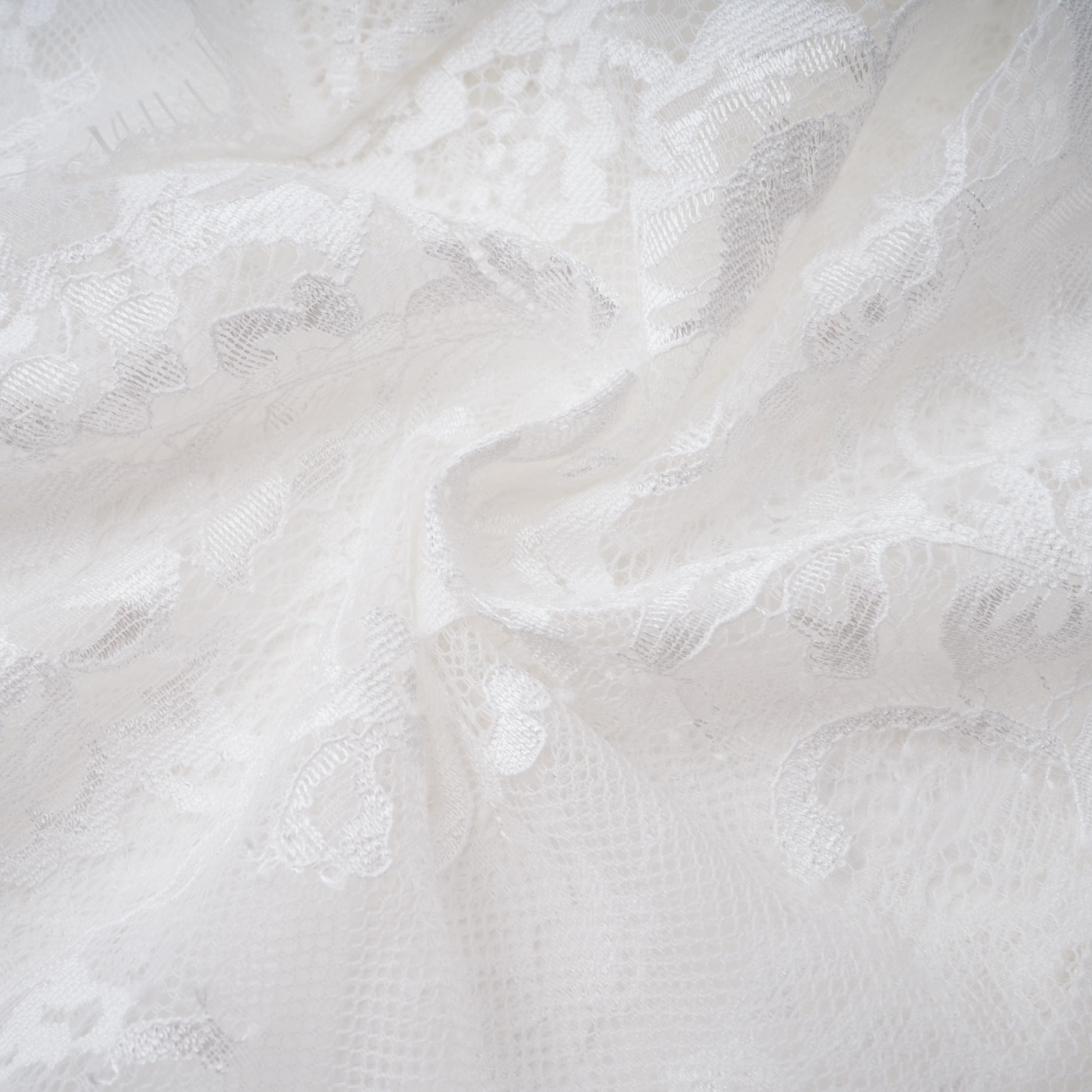Michalina White Lace Convertible Gown with Long Sleeves