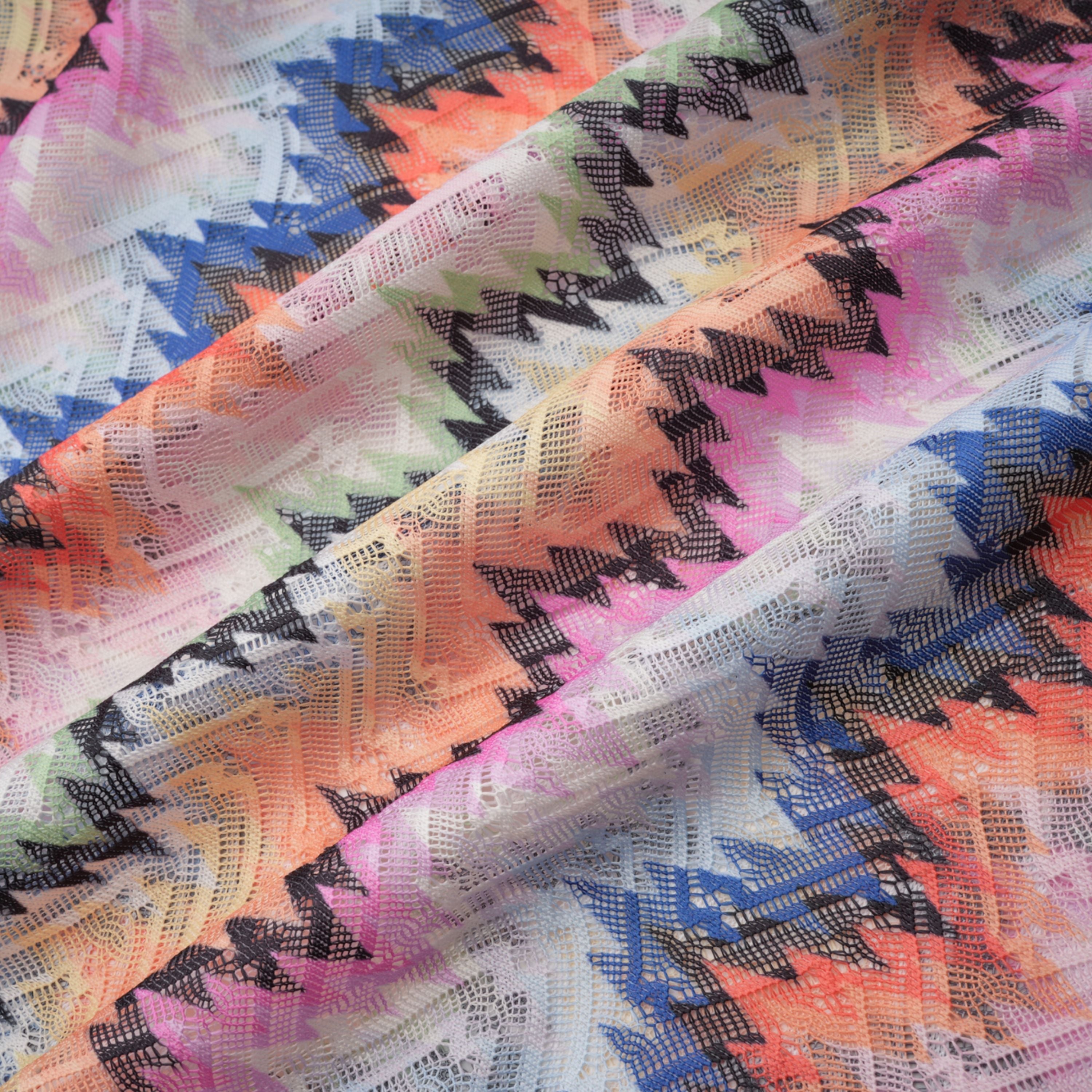 Milena Multicolor Wave Pattern Maxi Dress (Final Sale)