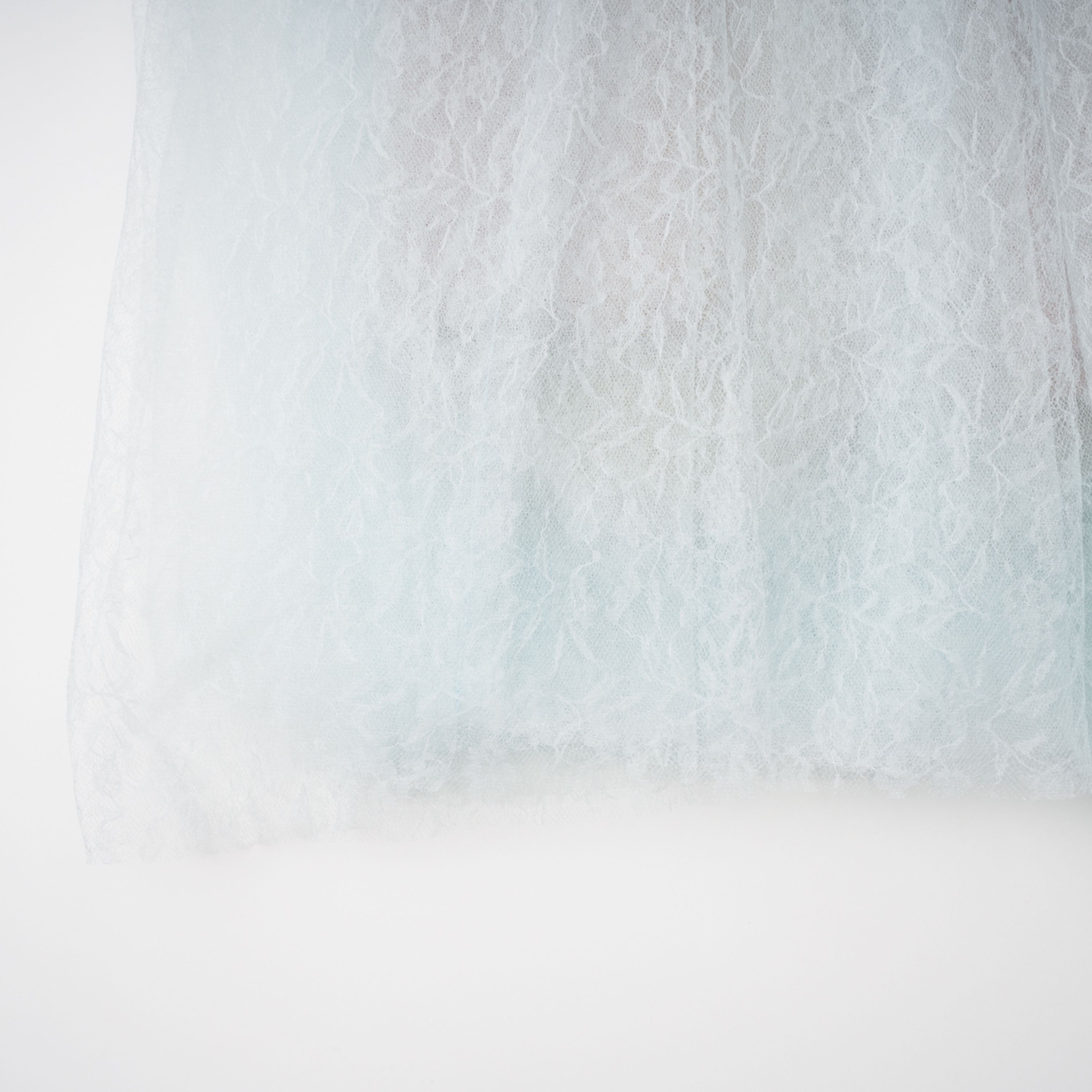 Radiya Blue Floral Lace Pleated Maxi Dress (Final Sale-US Only)