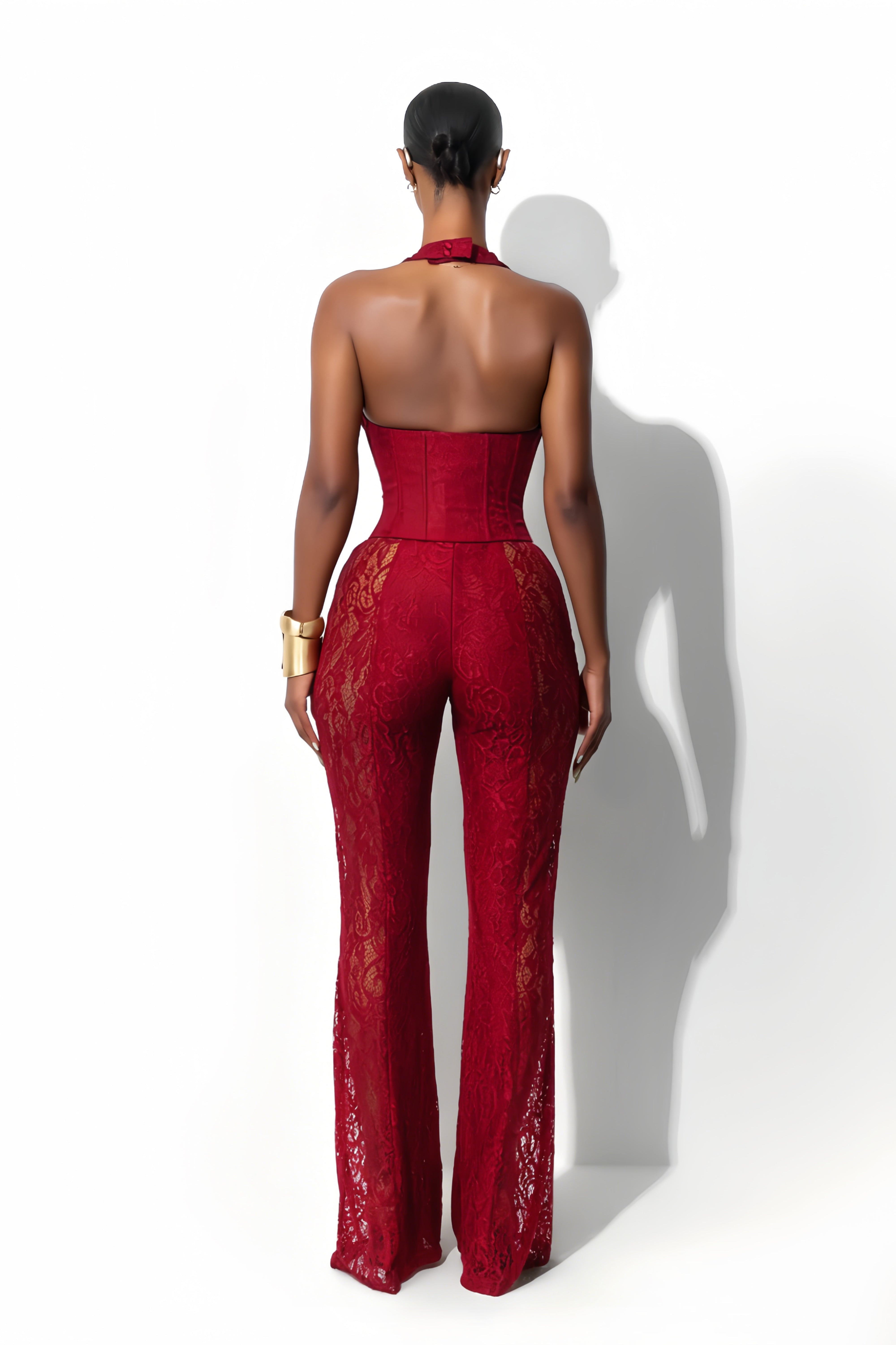 Rosalind Lace Corset Jumpsuit (Final Sale-US Only)