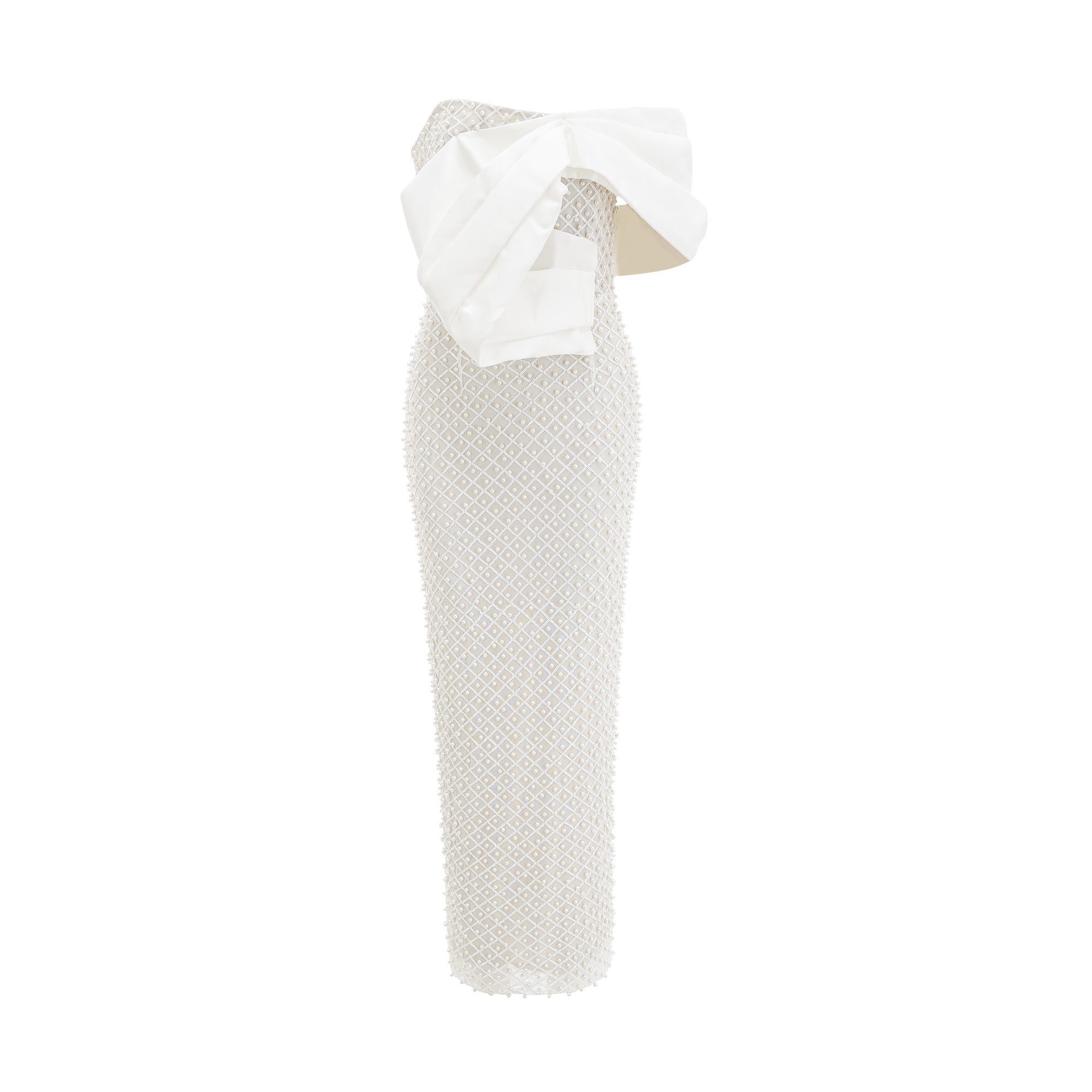 Maura faux-pearl off-shoulder dress (Final Sale-US Only)