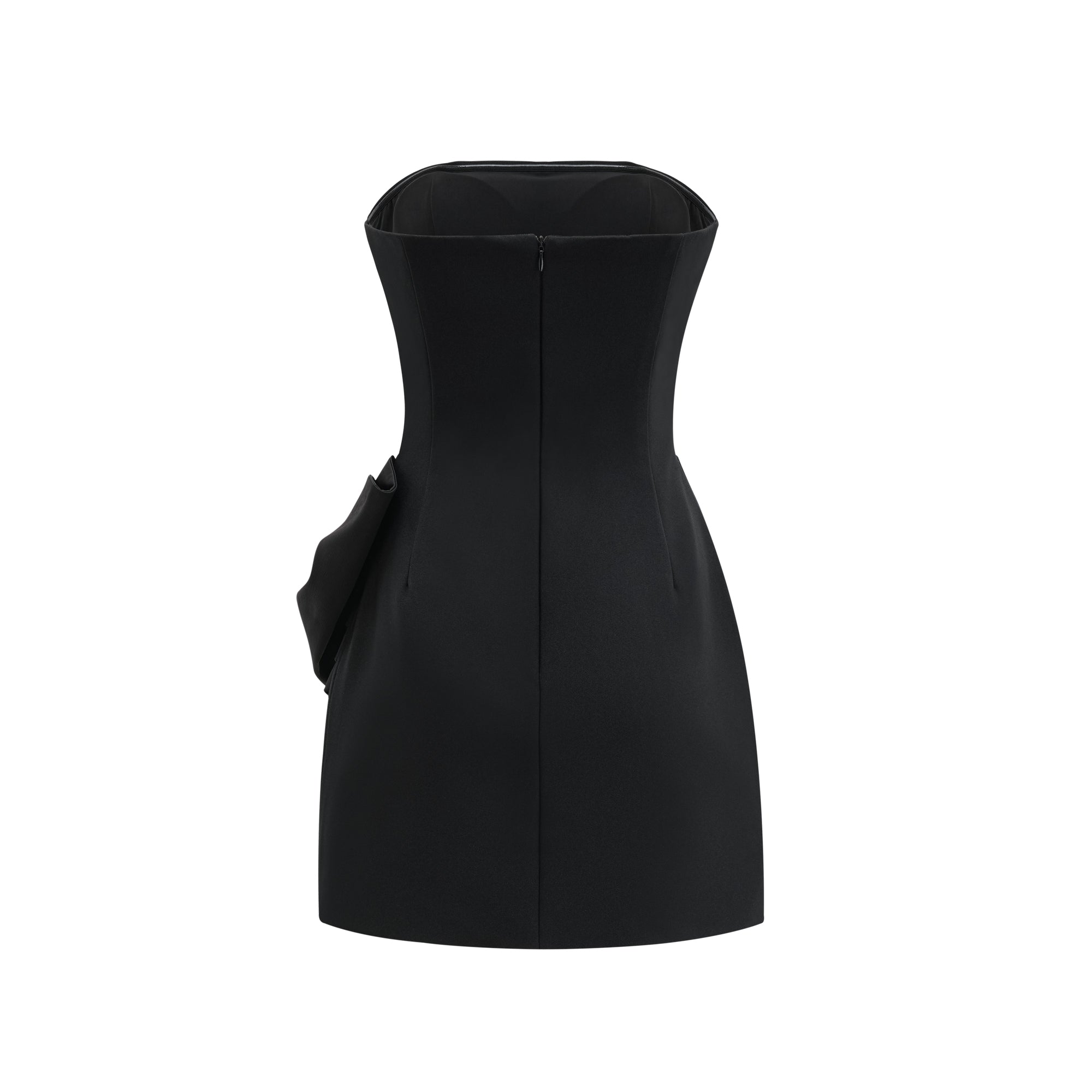 Lanetta bowknot asymmetrical dress (Final Sale-US Only)