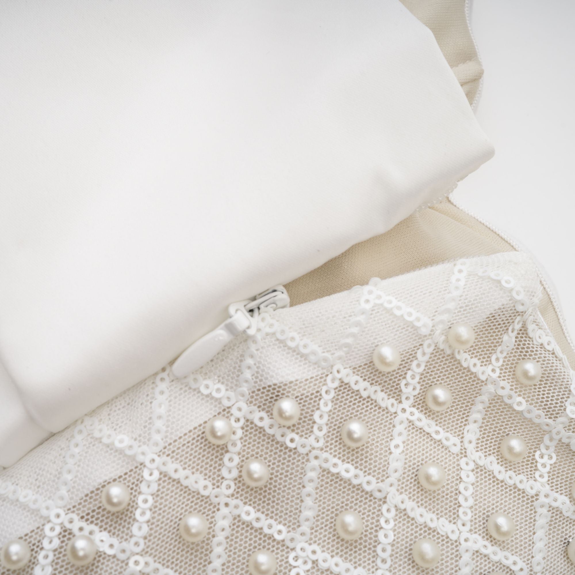 Maura faux-pearl off-shoulder dress (Final Sale-US Only)