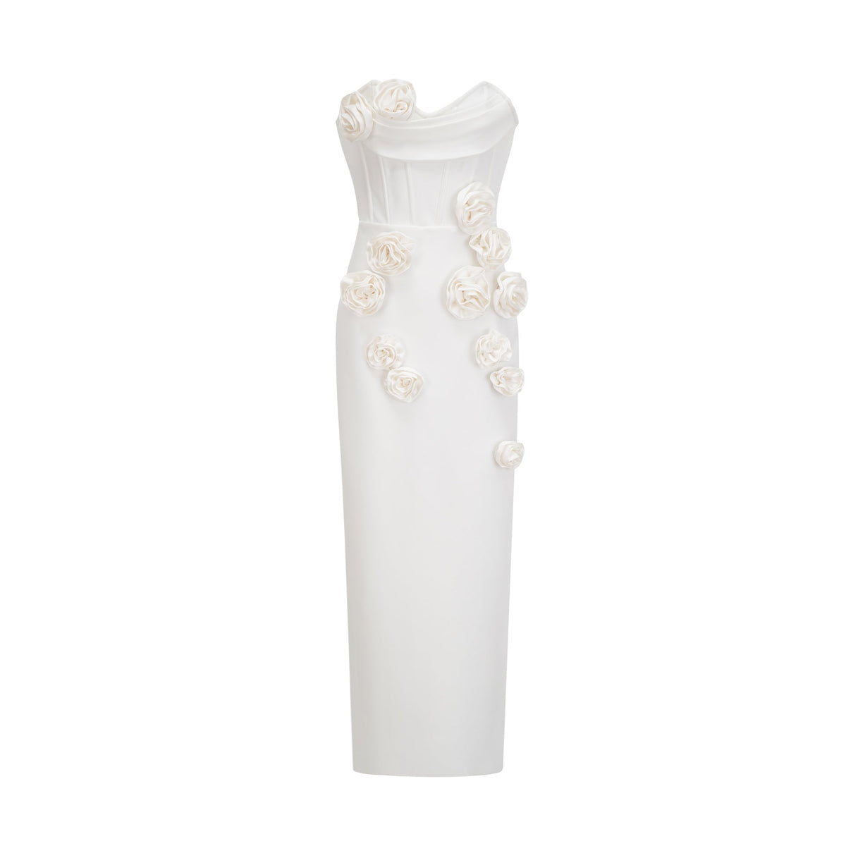 Geneviève off-shoulder floral dress