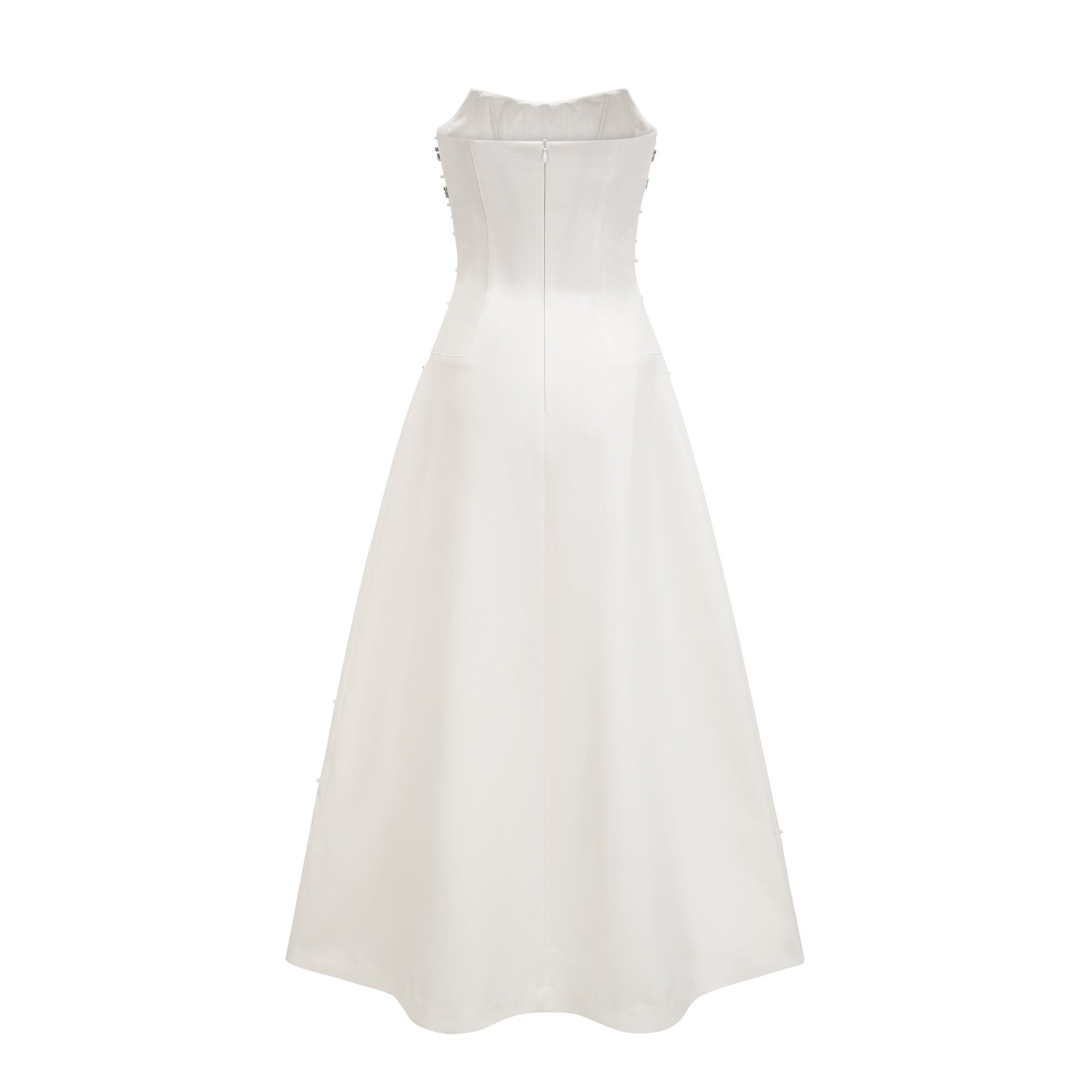 Melisande white embellished maxi dress (US Only)