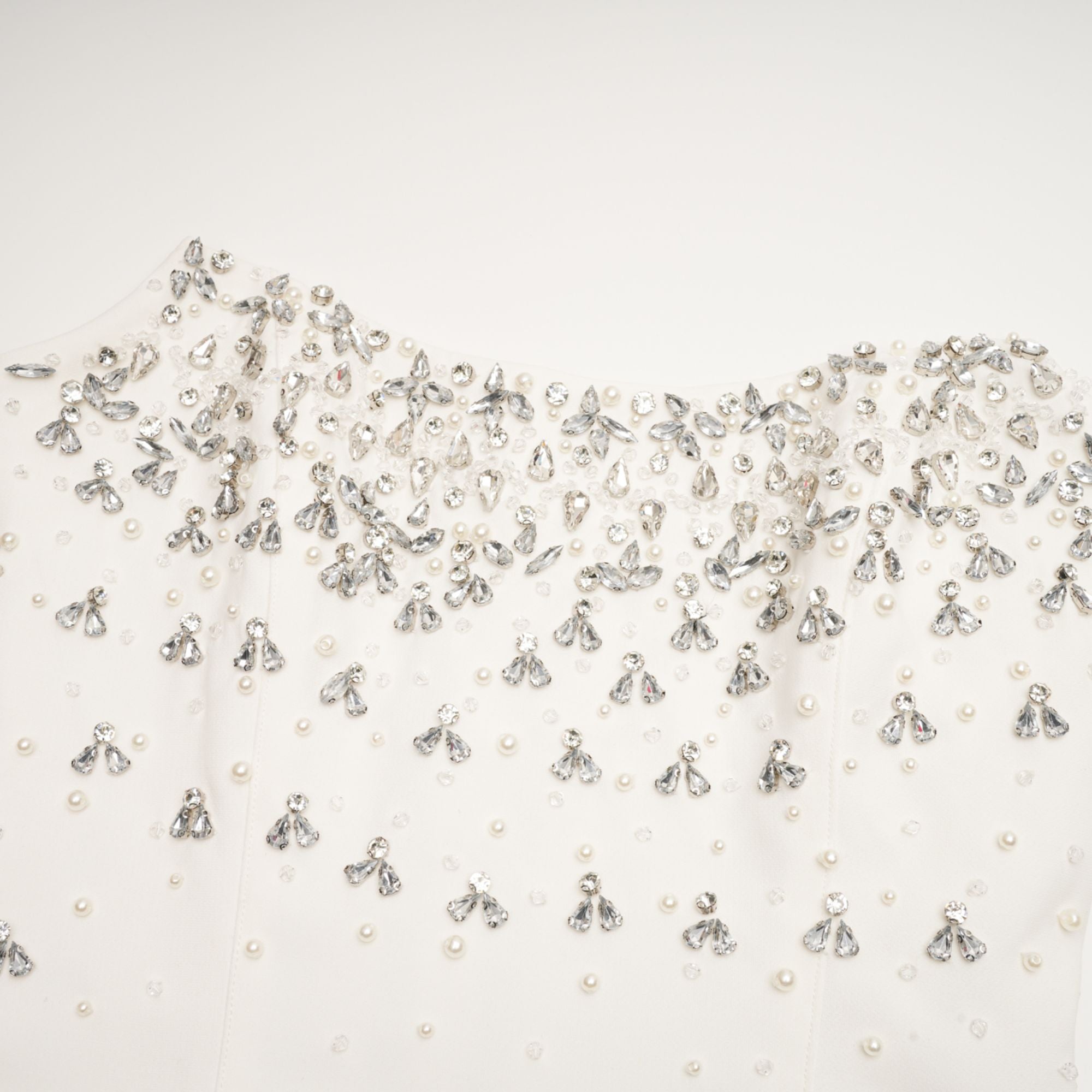 Melisande white embellished maxi dress (US Only)