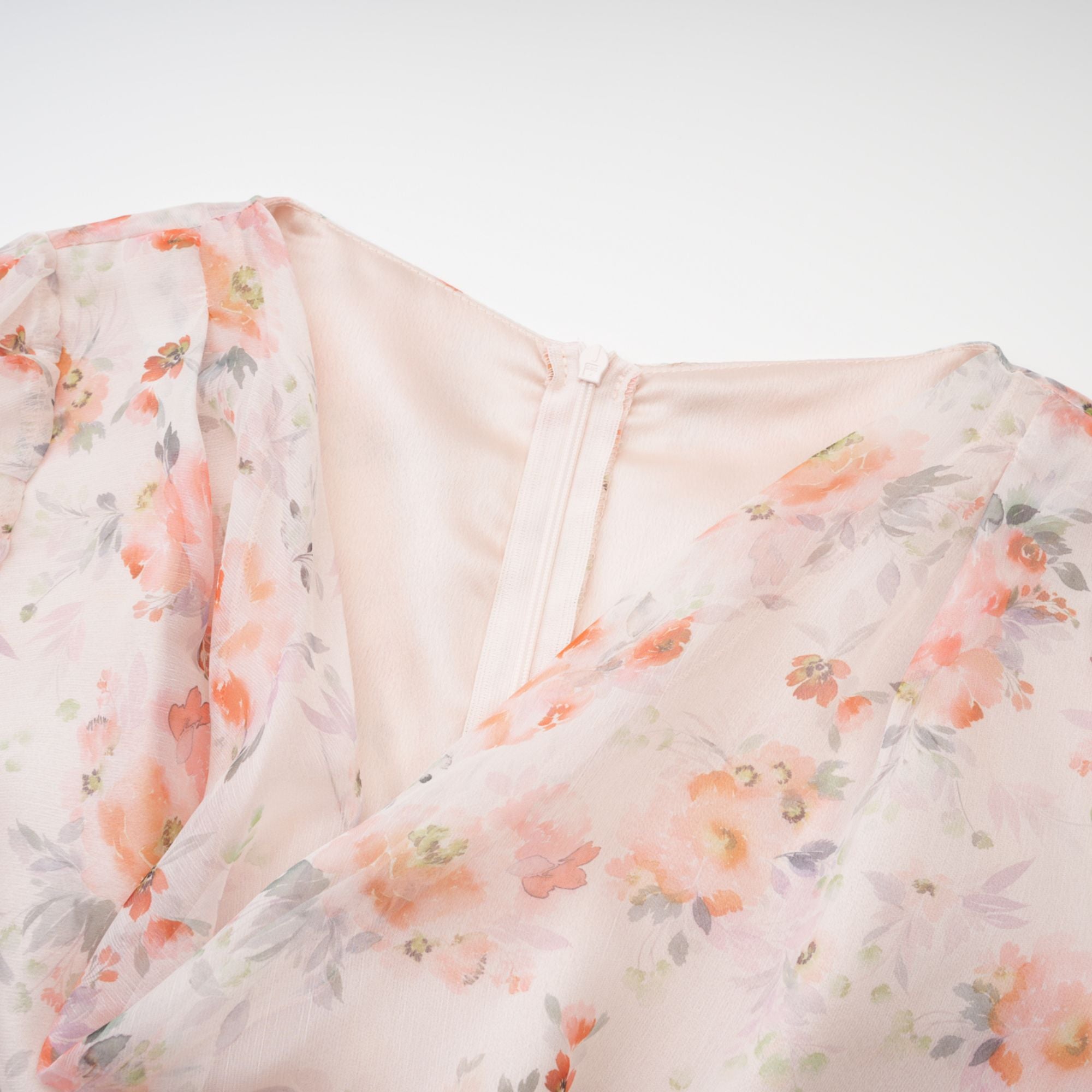 Hermine floral print long sleeves mini dress