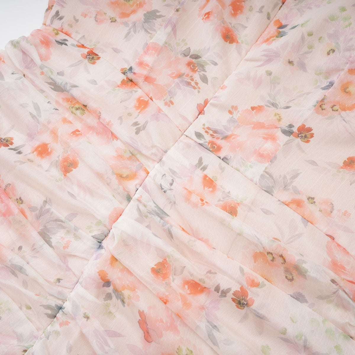 Hermine floral print long sleeves mini dress