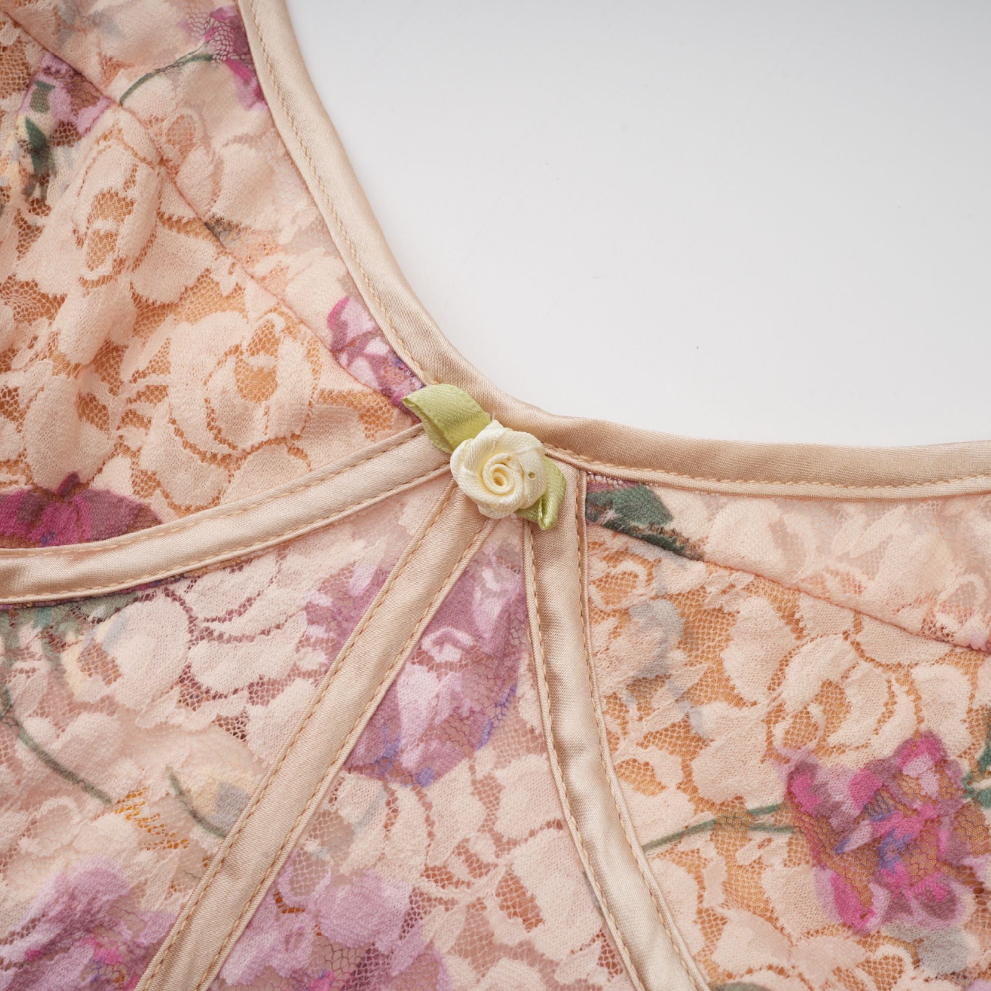 Gaëlle floral-print vest top & skirt matching set (US Only)