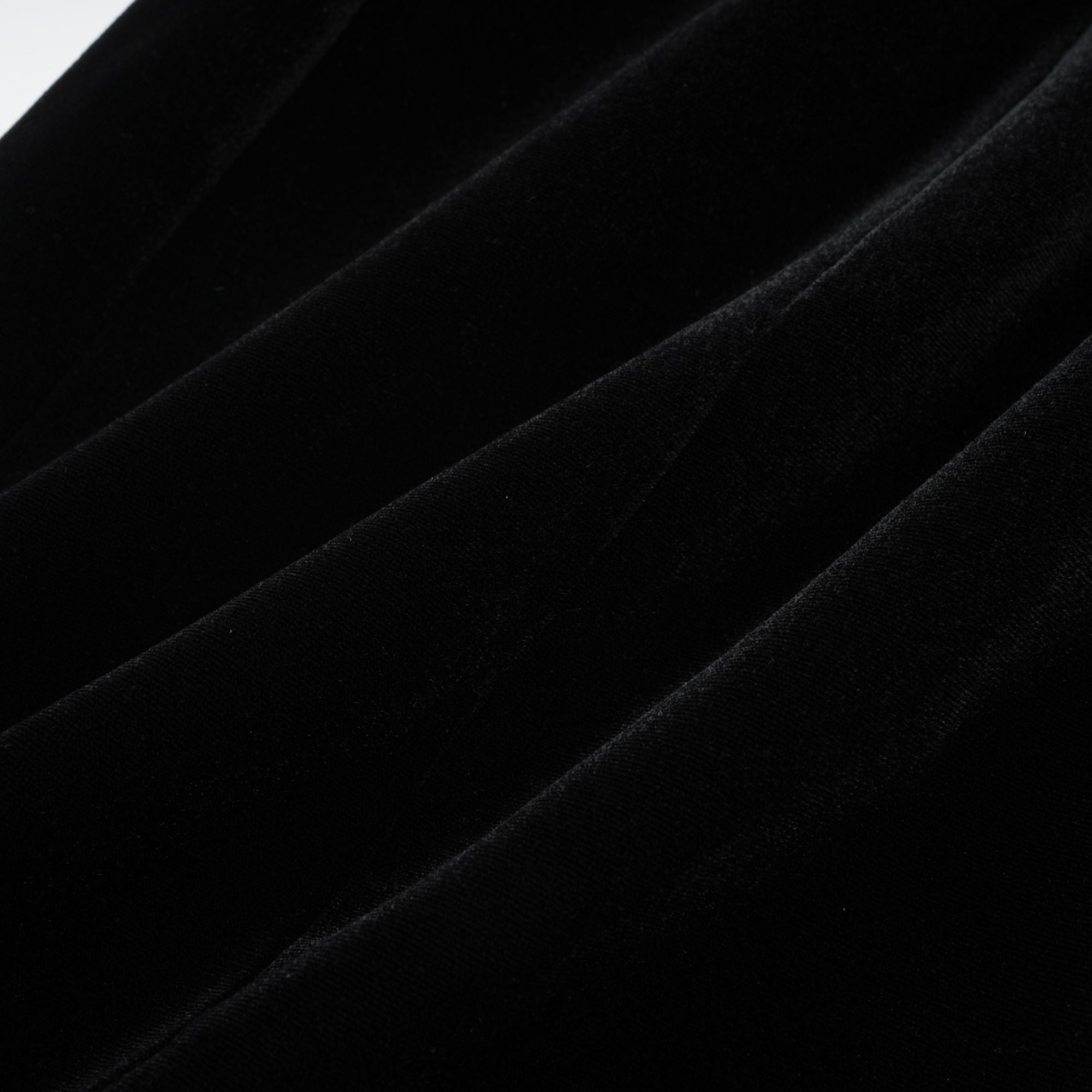Coralie long-sleeved velvet mini dress