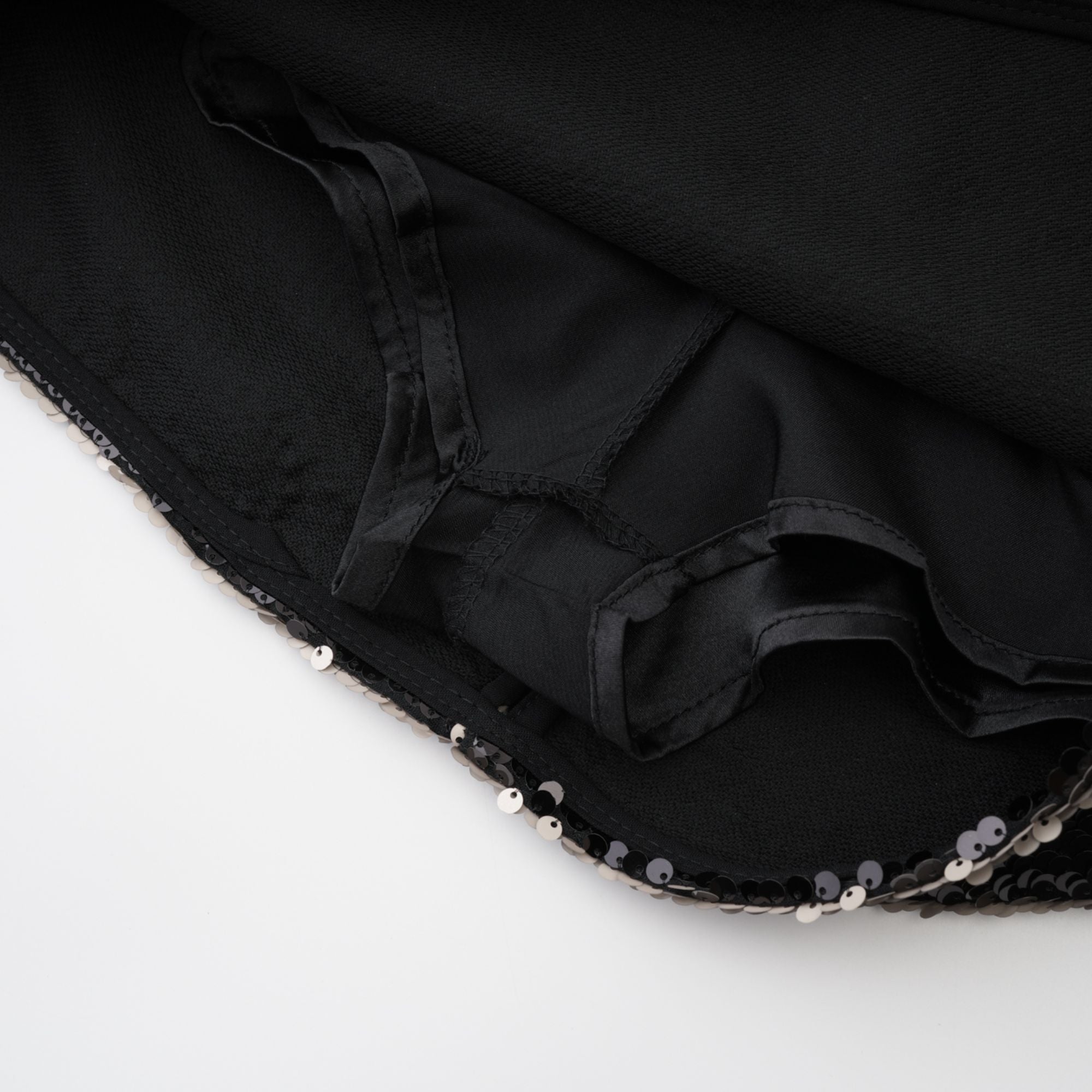 Magali black sequin mini skirt (US Only)