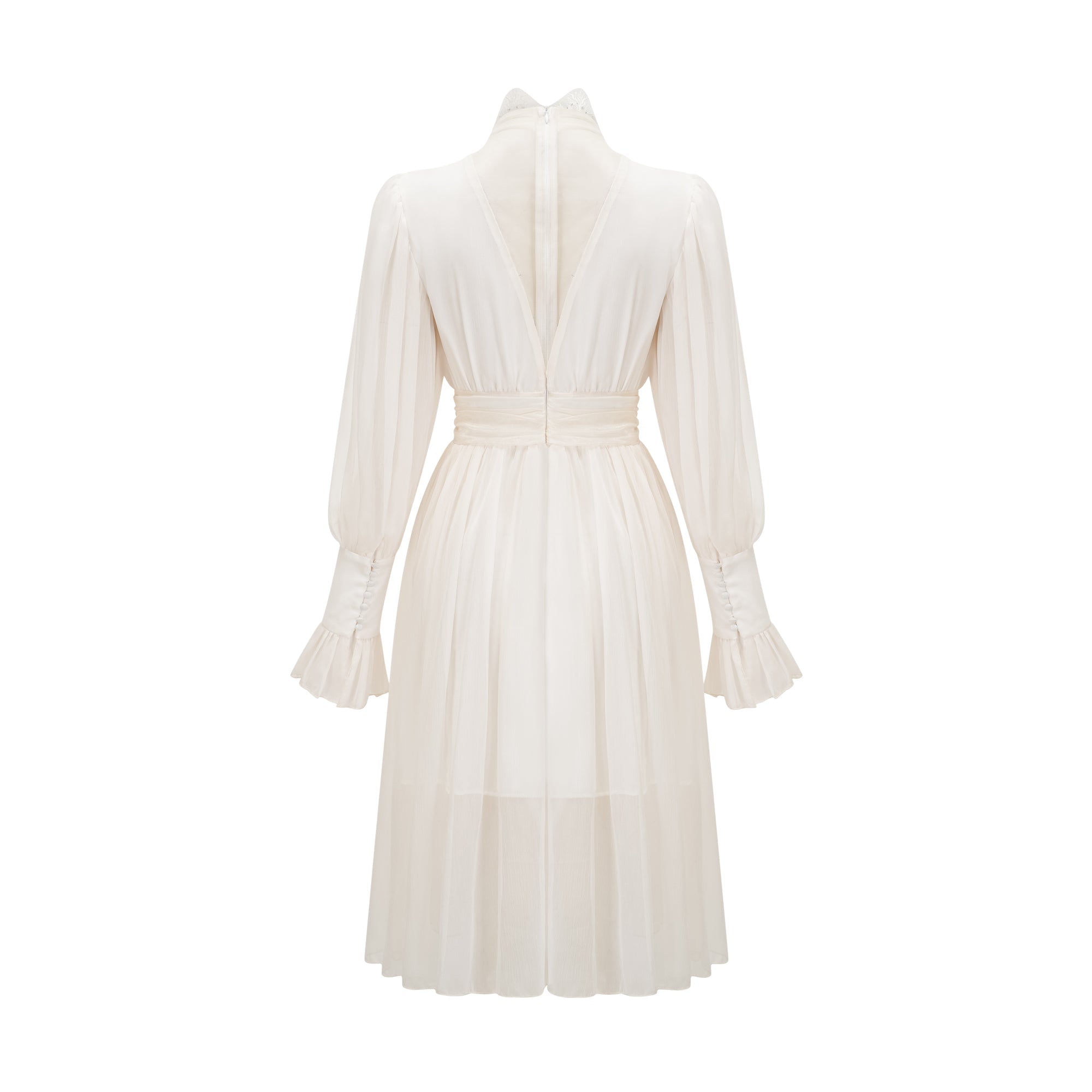 Mirage lace-detail embellished dress