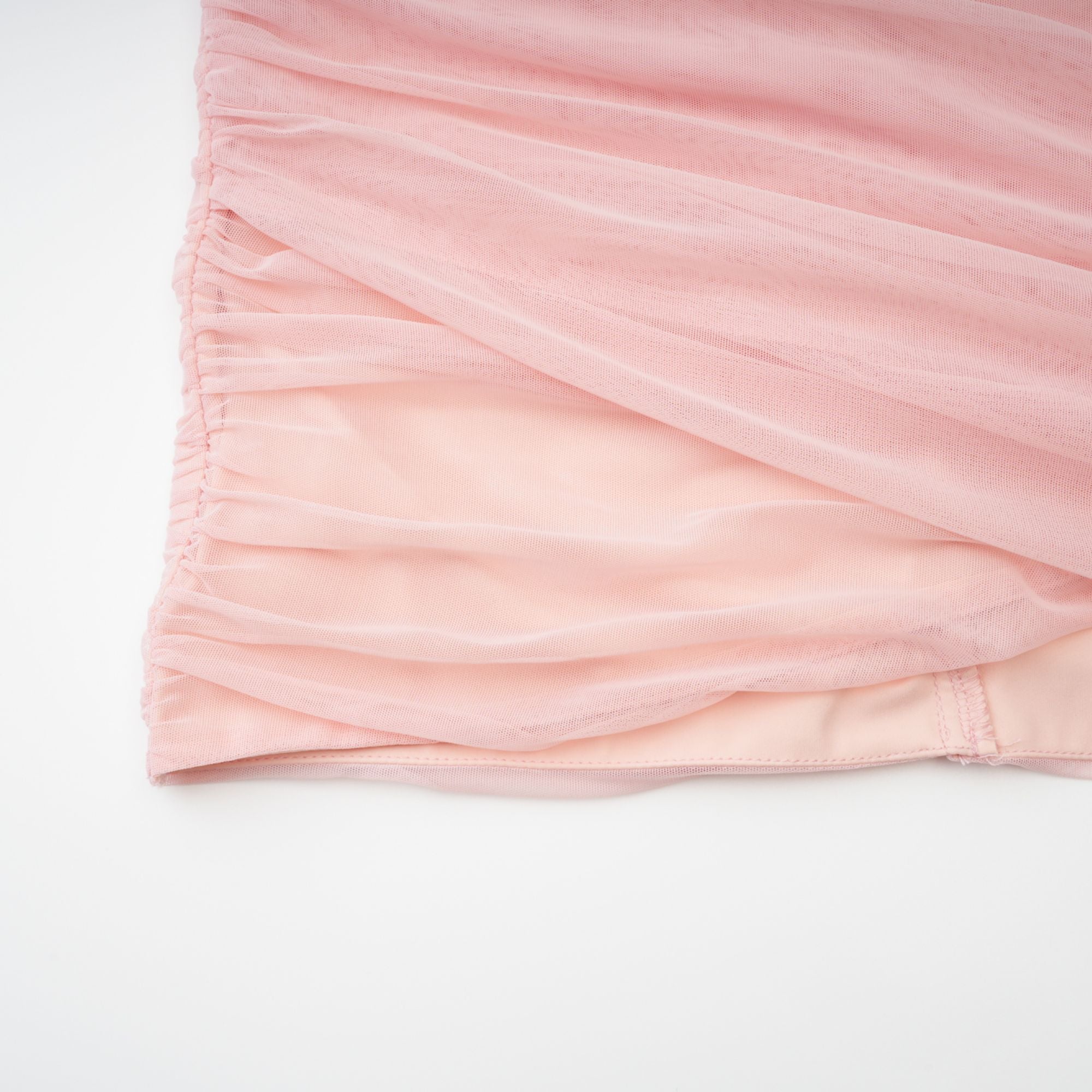 Marie long-sleeved mesh dress - Pink