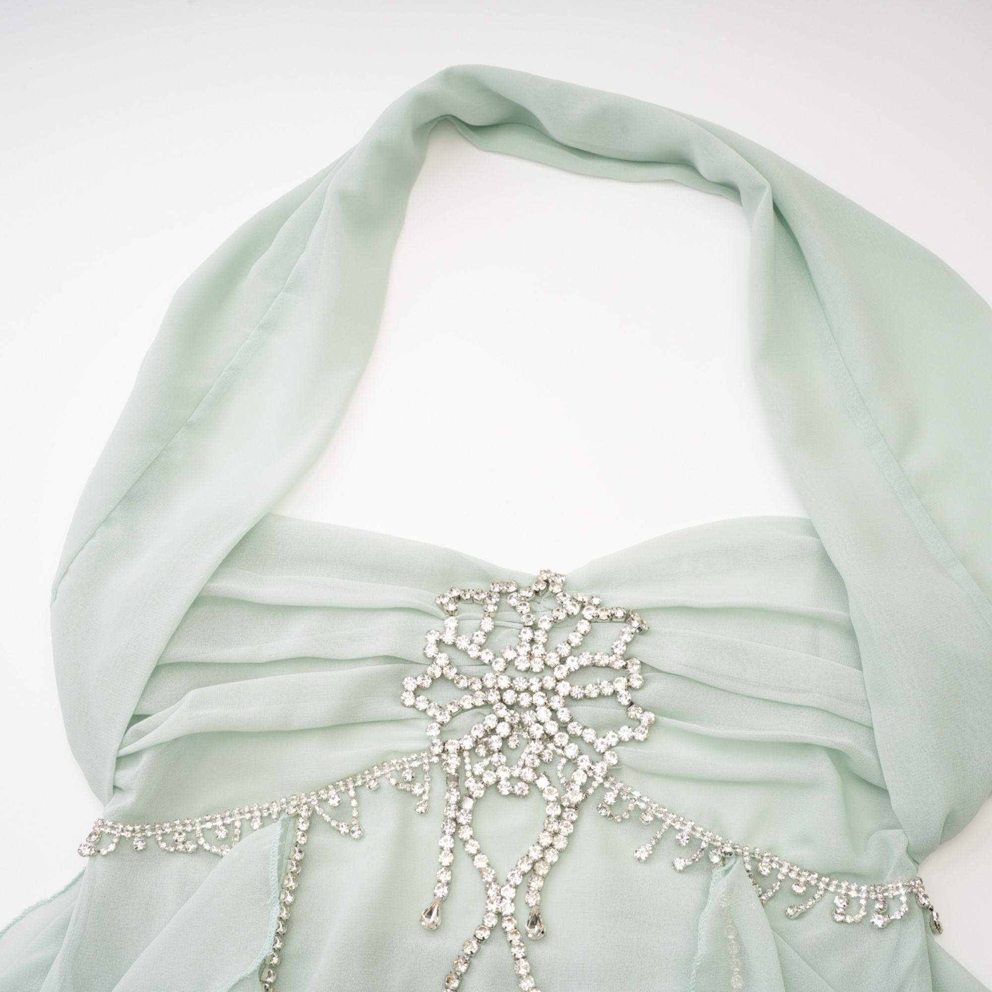 Salilah embellished ruffled midi dress (US Only)