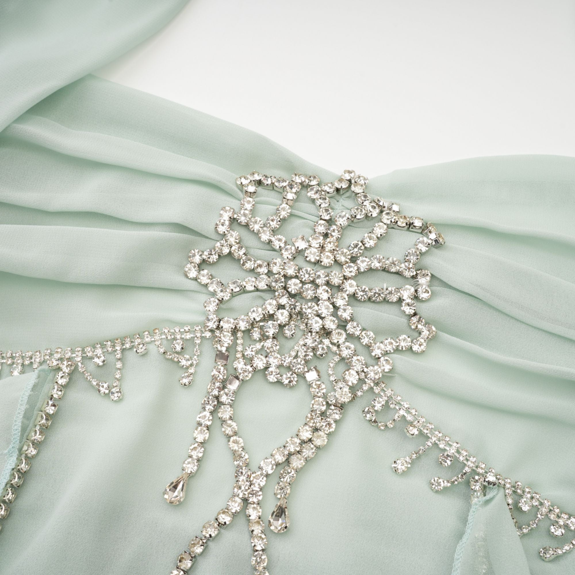 Salilah embellished ruffled midi dress(Final Sale)