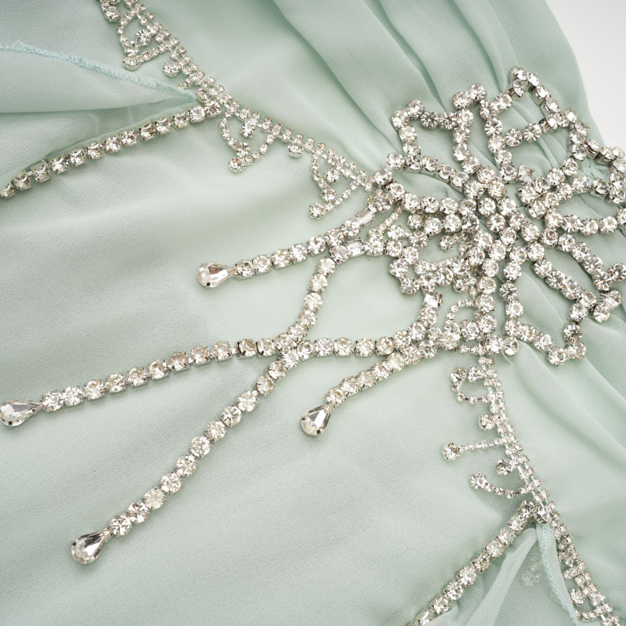 Salilah embellished ruffled midi dress(Final Sale)