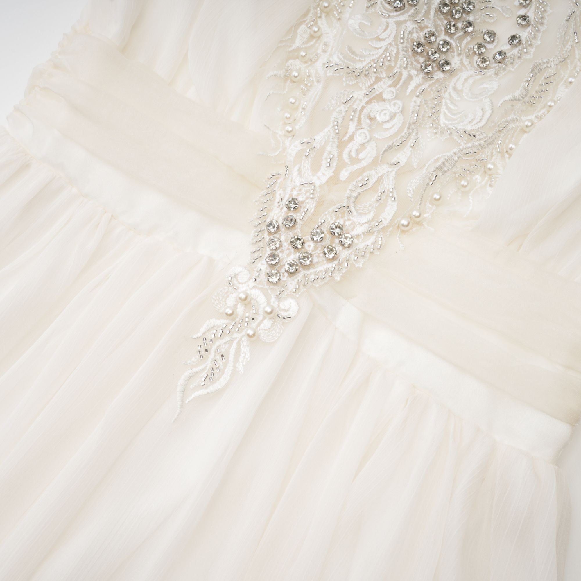 Mirage lace-detail embellished dress (Final Sale-US Only)