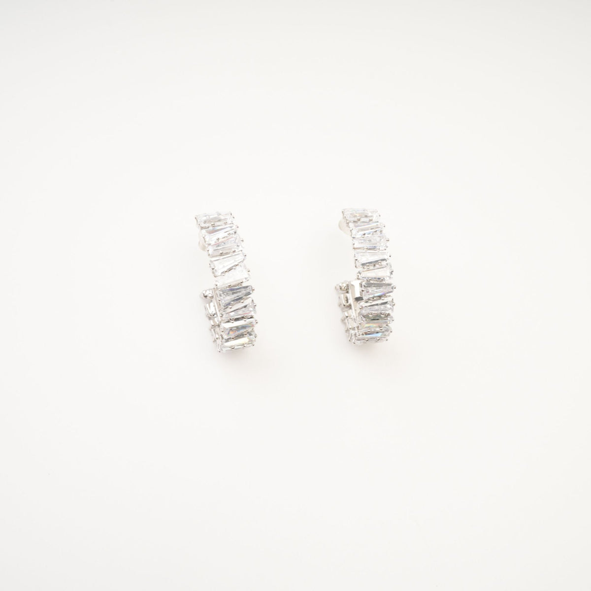 Ysabella crystal-embellished hoop earrings