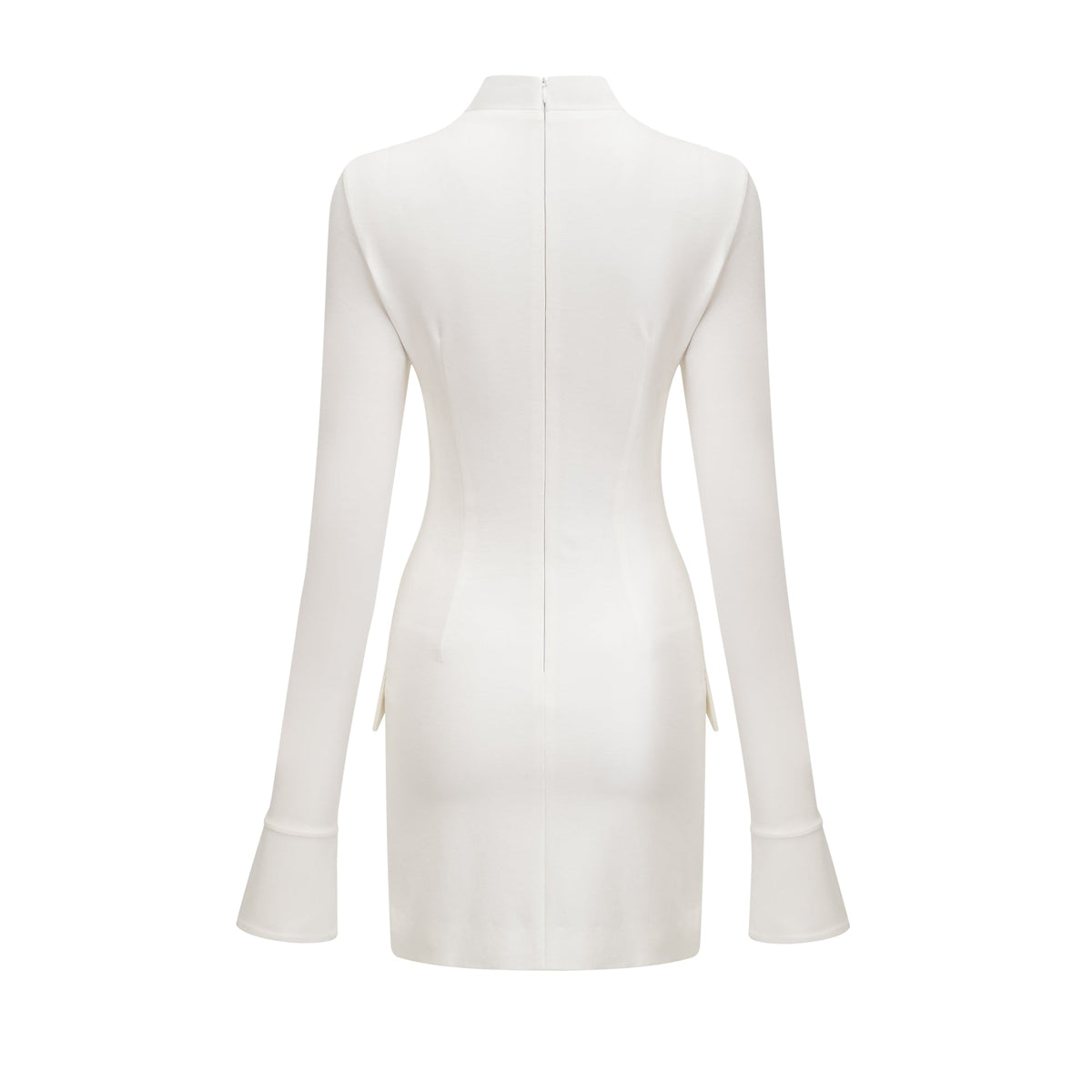 Coline fitted flared cuffs mini dress