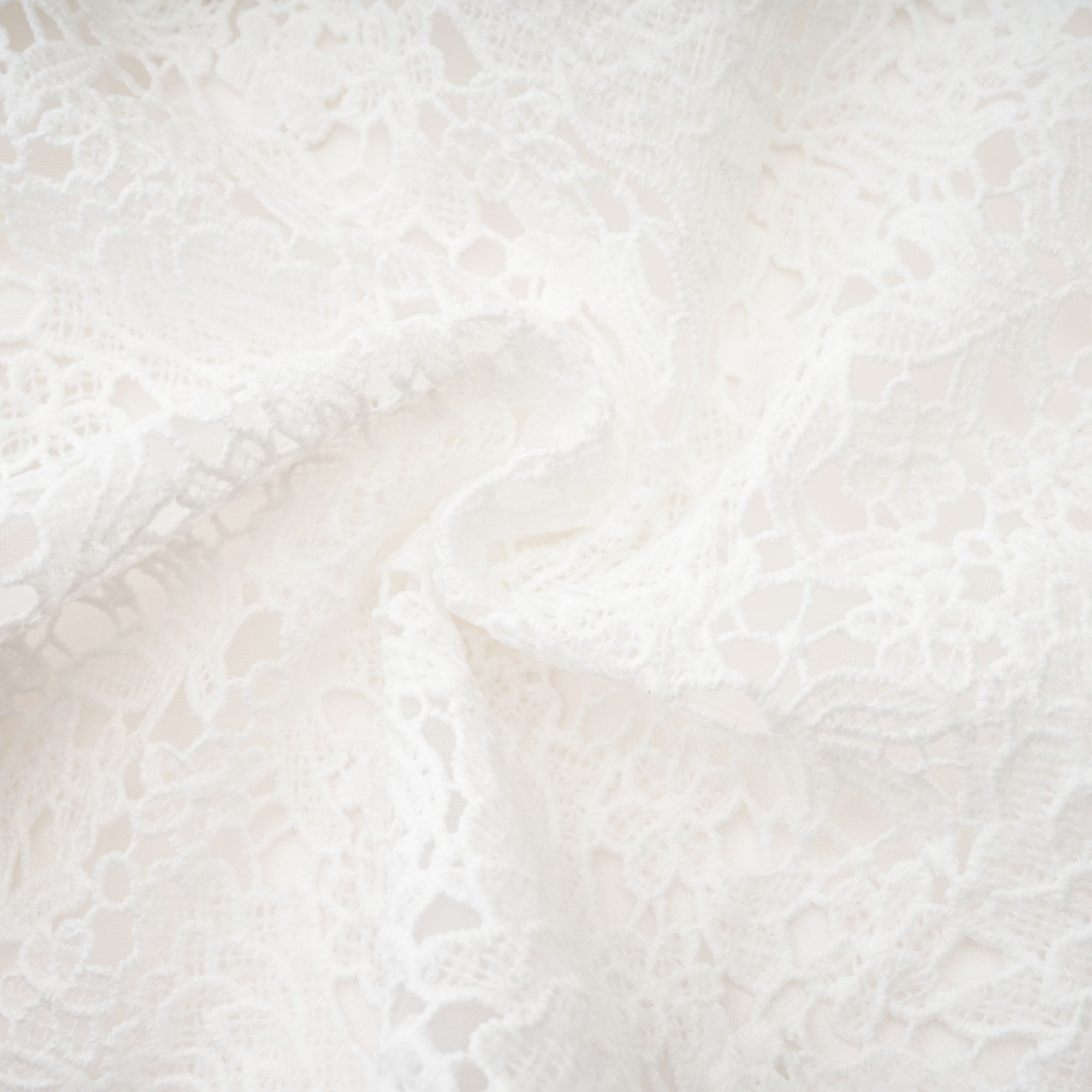 Cyrielle corded lace tiered mini dress