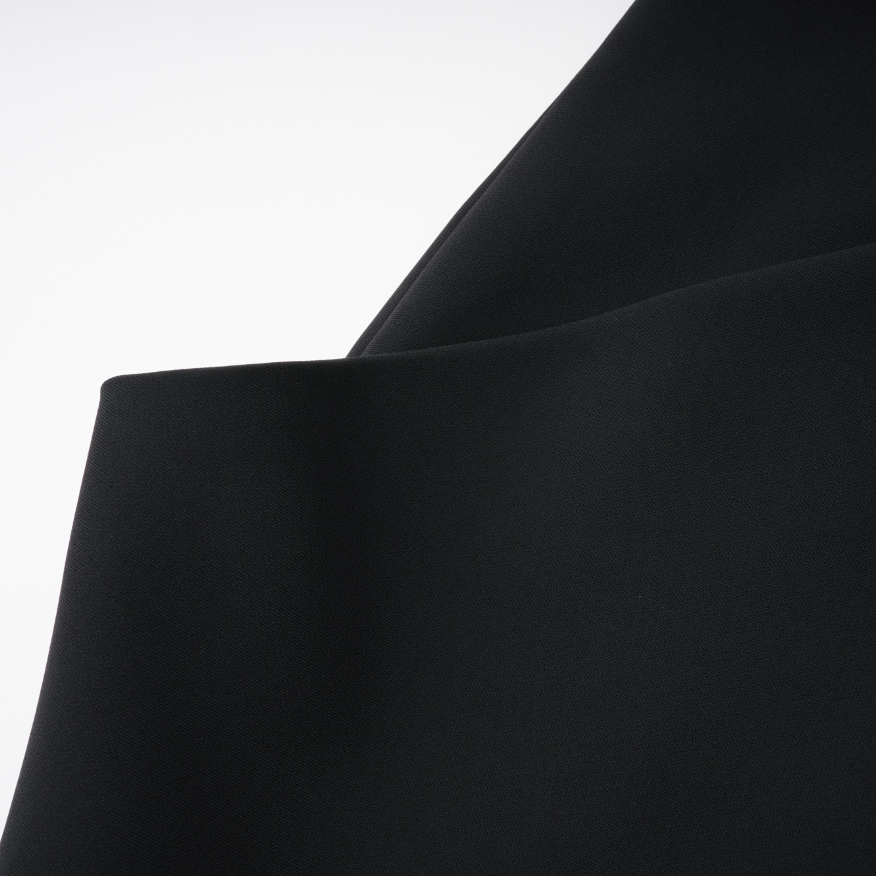 Shiva Black Structured Cape & Asymmetrical Skirt Set