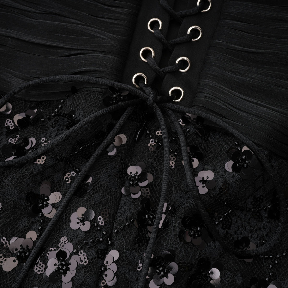 Siphokazi Black Halterneck Embellished Corset Maxi Gown (Final Sale-US Only)