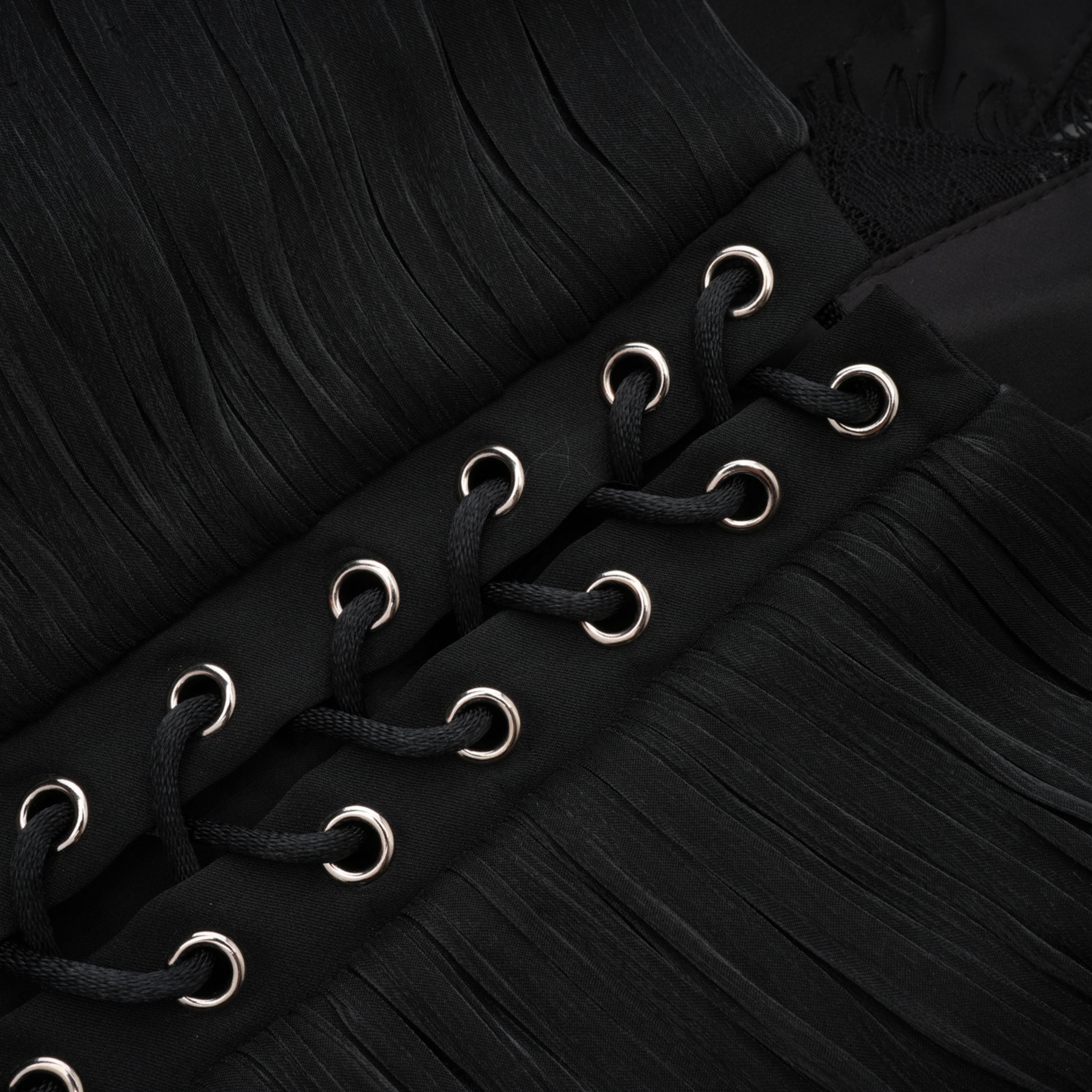 Siphokazi Black Halterneck Embellished Corset Maxi Gown