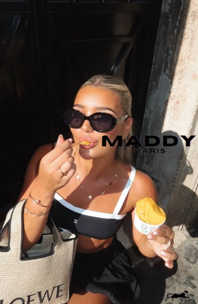 CHANTELLE RIBBED STRETCH BIKINI SET – BLACK