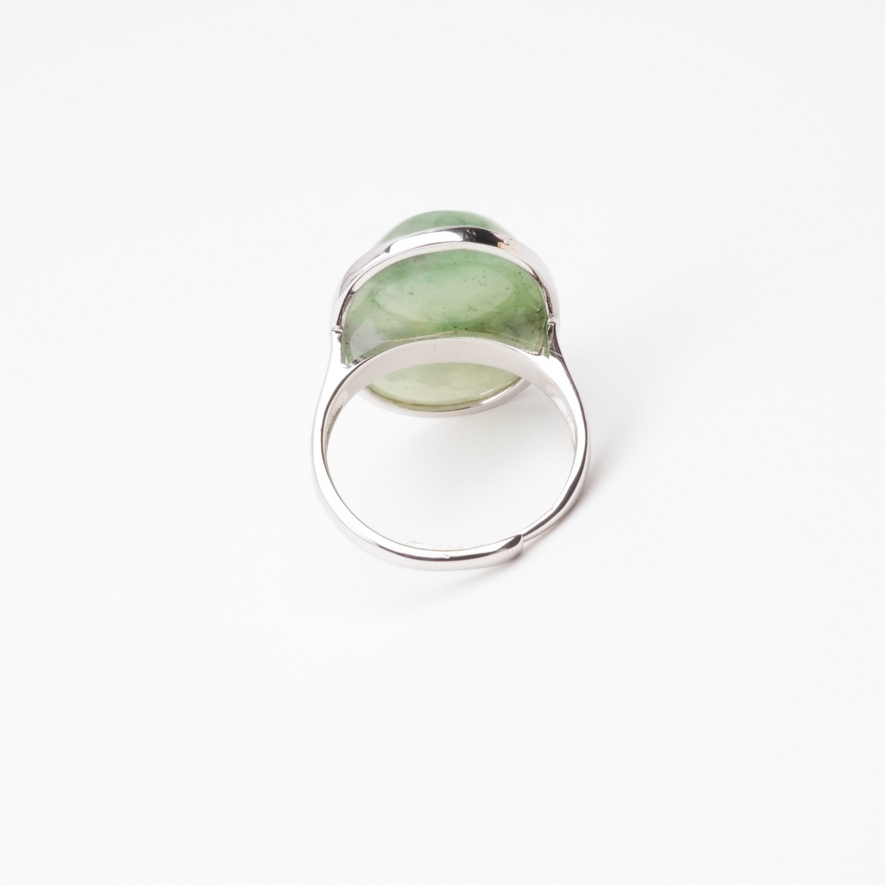 Yvonne Green Idocrase Oval Cabochon Sterling Silver Ring