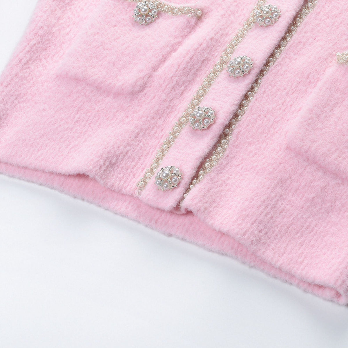 Adèle pink jacket & skirt matching set