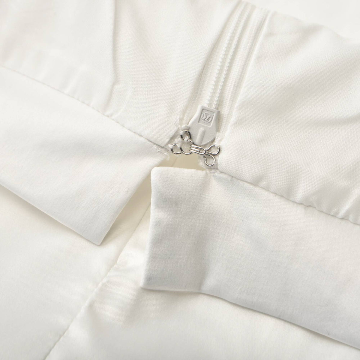 Karina layered-hemline mini skirt
