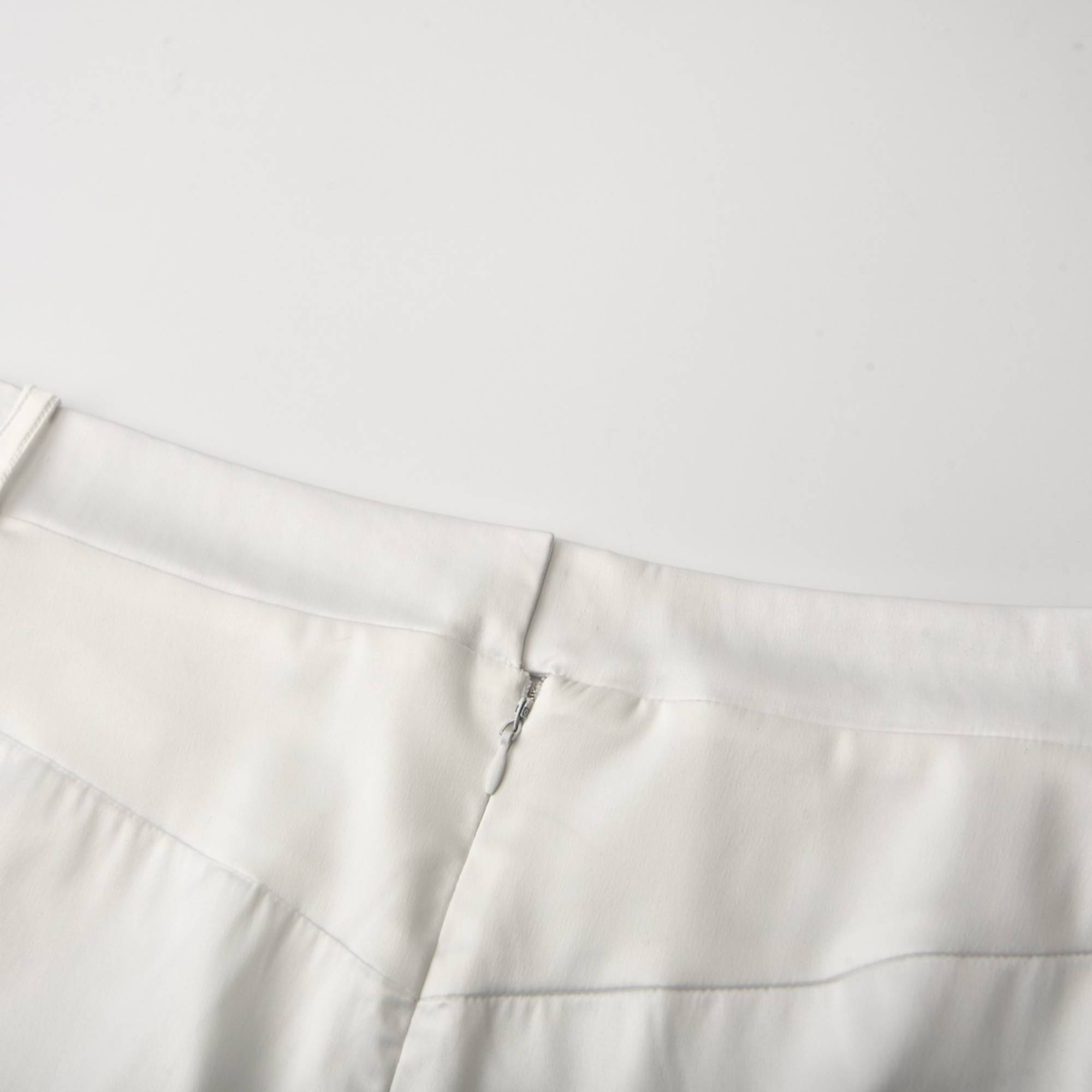 Karina layered-hemline mini skirt