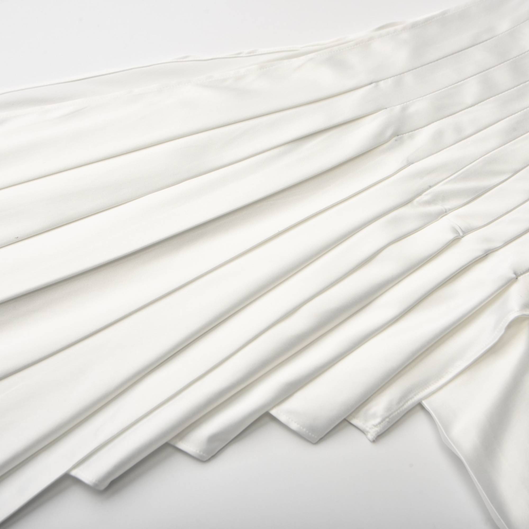 Karina layered-hemline mini skirt