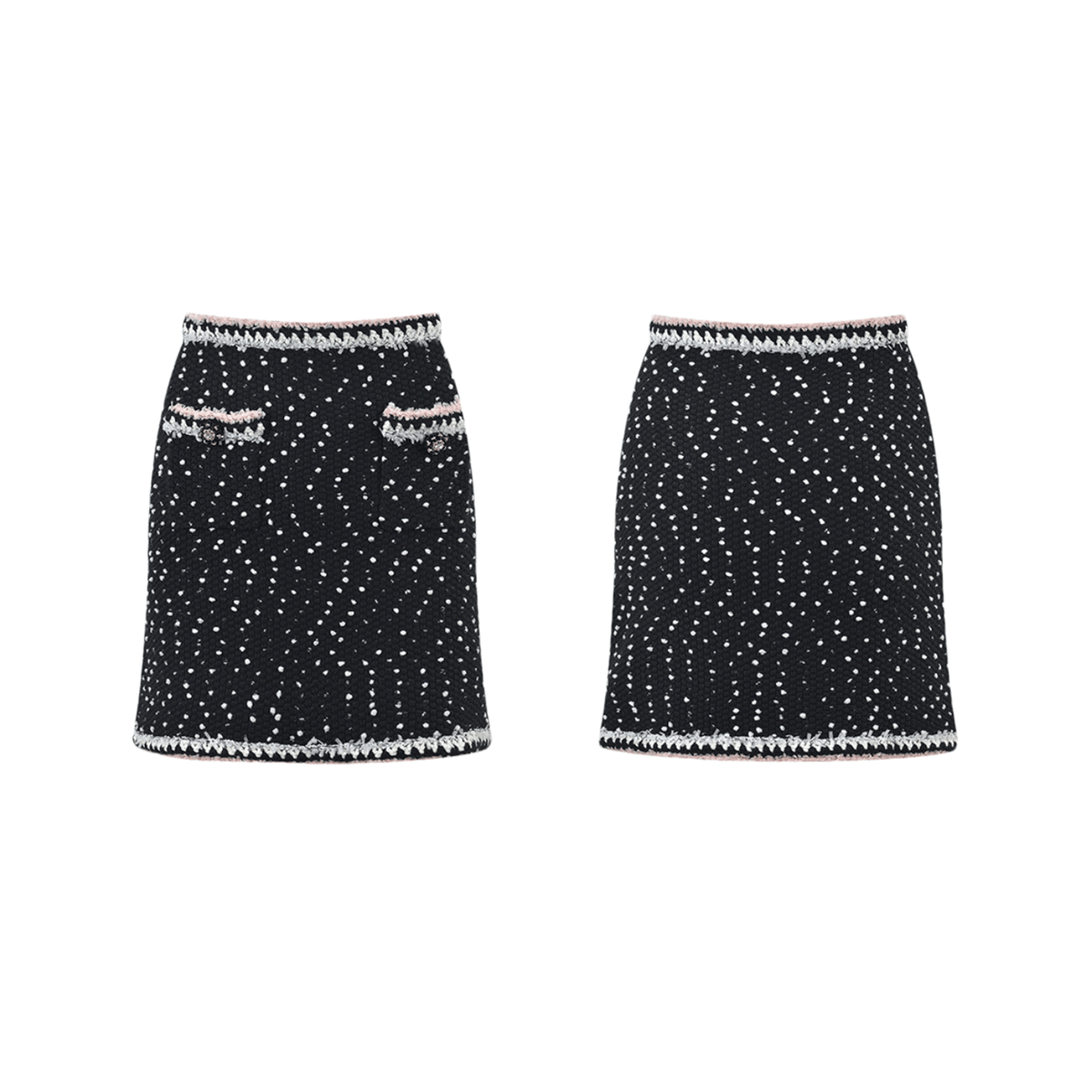 Alizée cropped jacket & skirt matching set