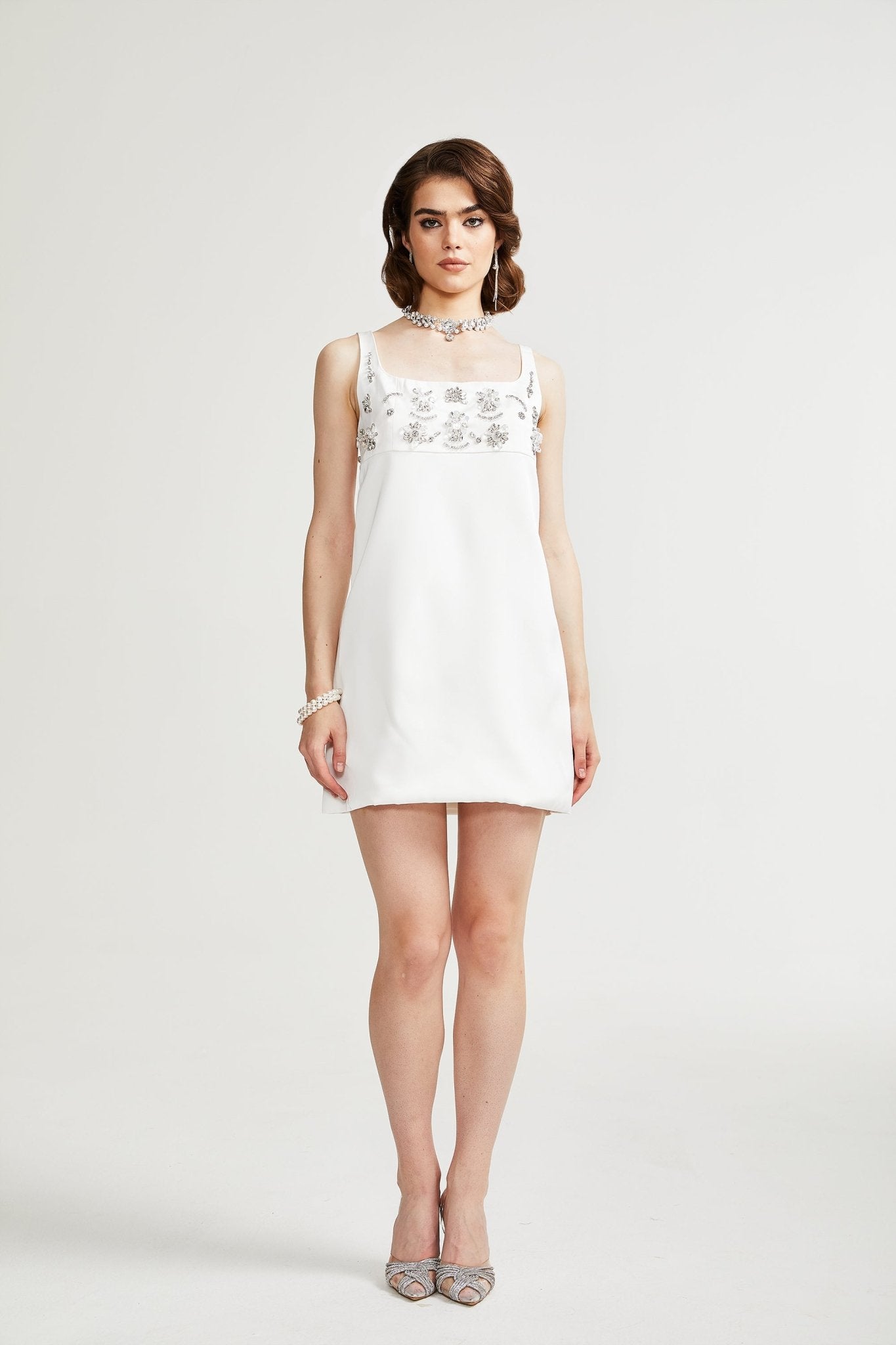 Ardelle Embellished Mini Dress (Final Sale-US Only)