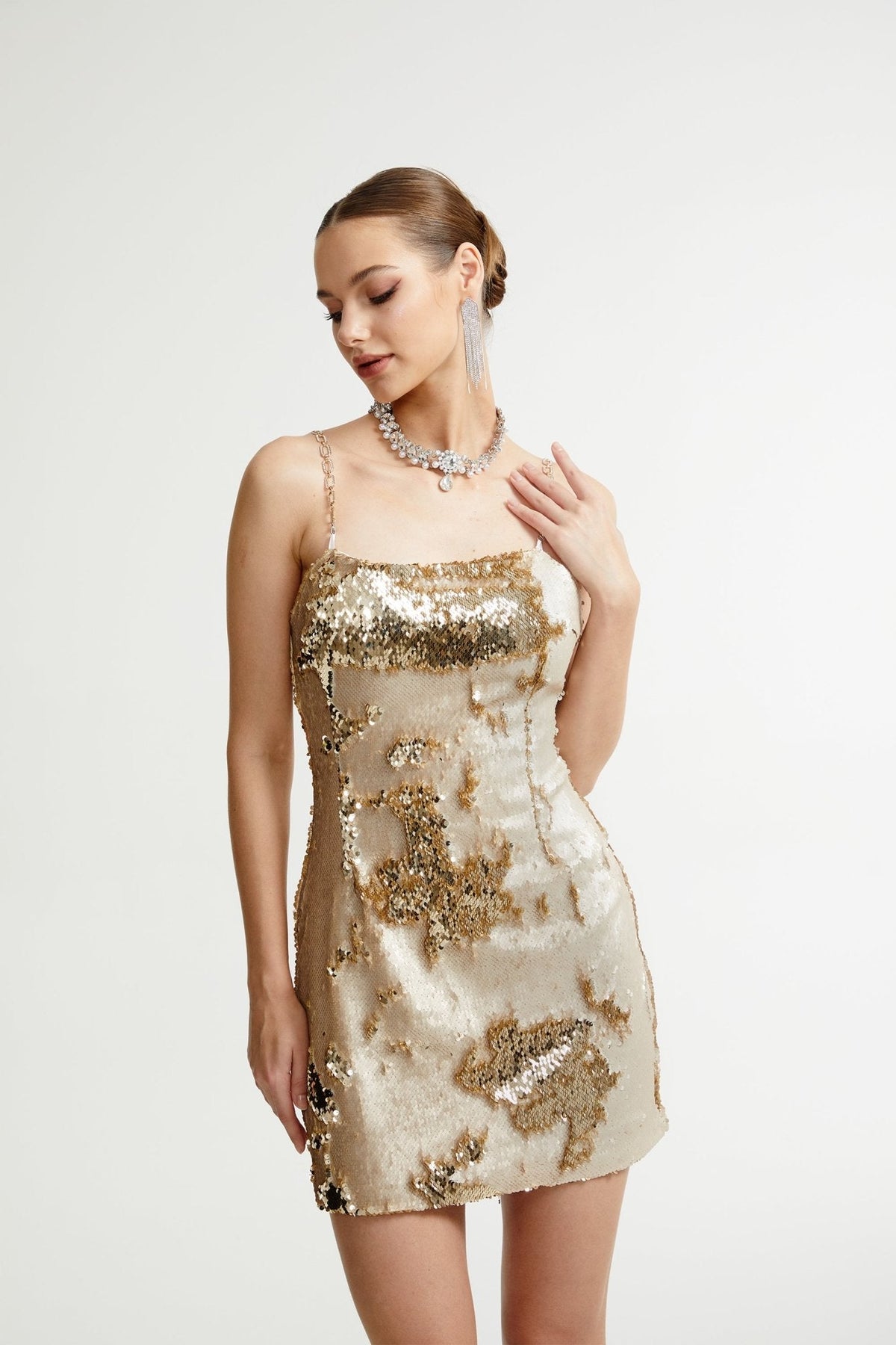 Arianwen reversible mini dress