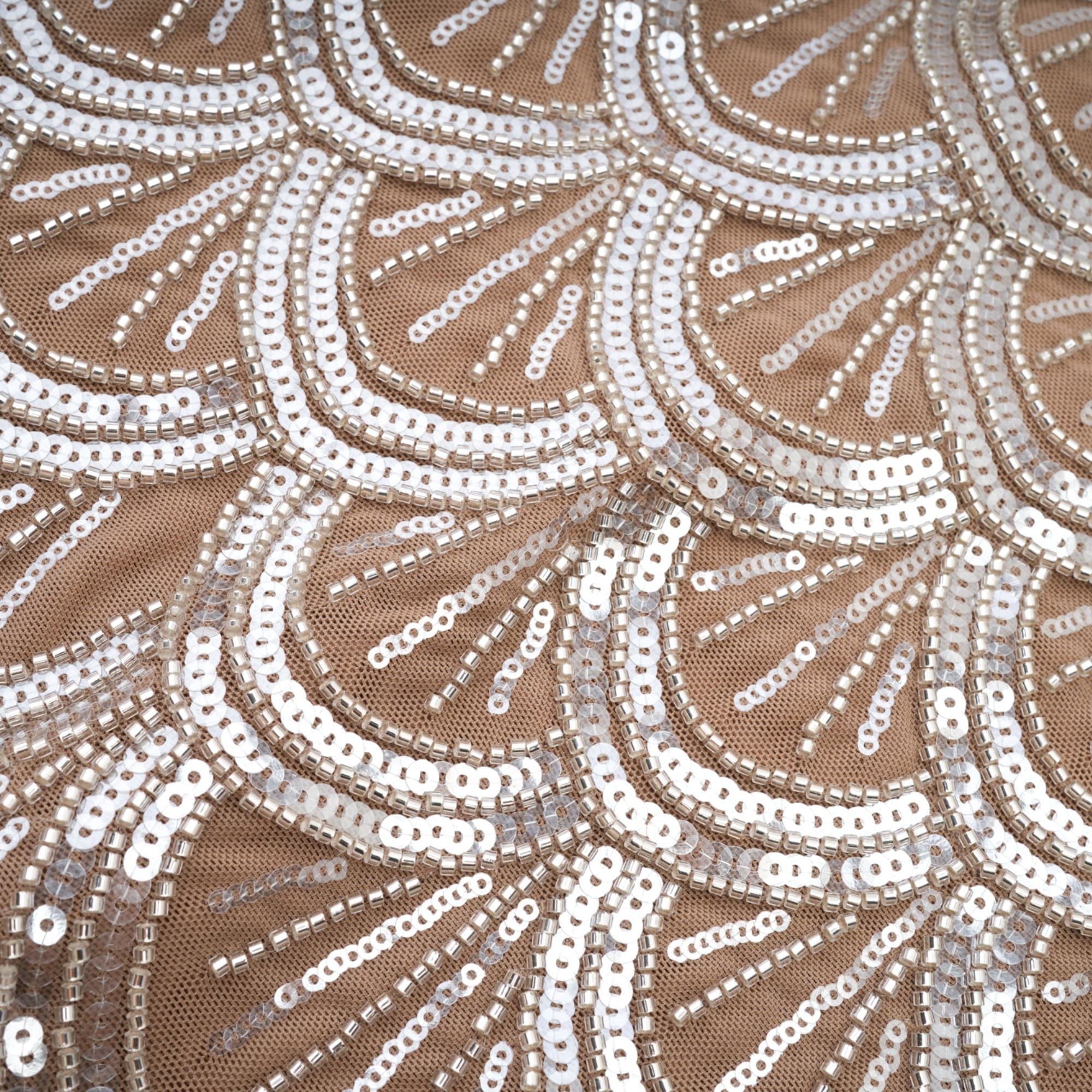 Astrid brown embellished mini dress (Final Sale-US Only)