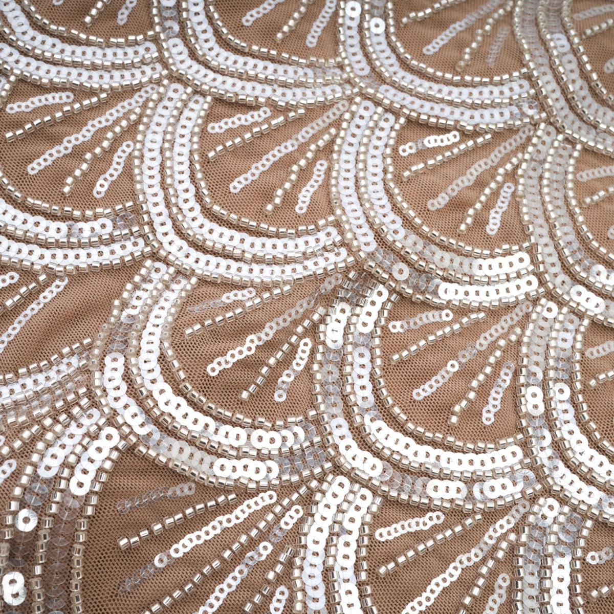 Astrid brown embellished mini dress (Final Sale-US Only)