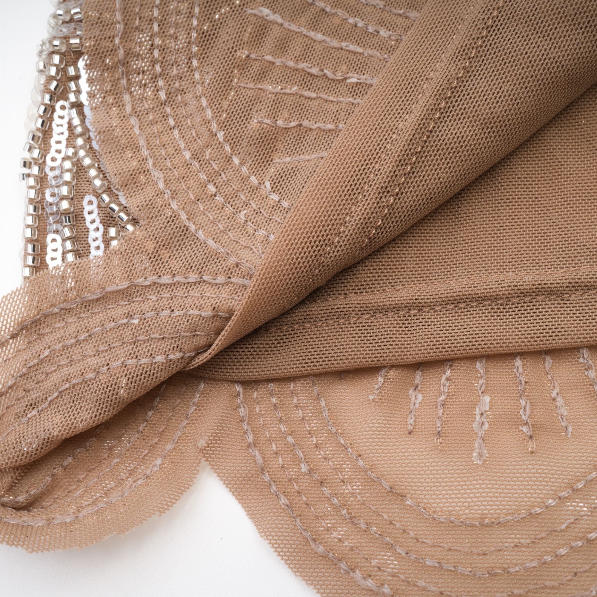 Astrid brown embellished mini dress (Final Sale-US Only)