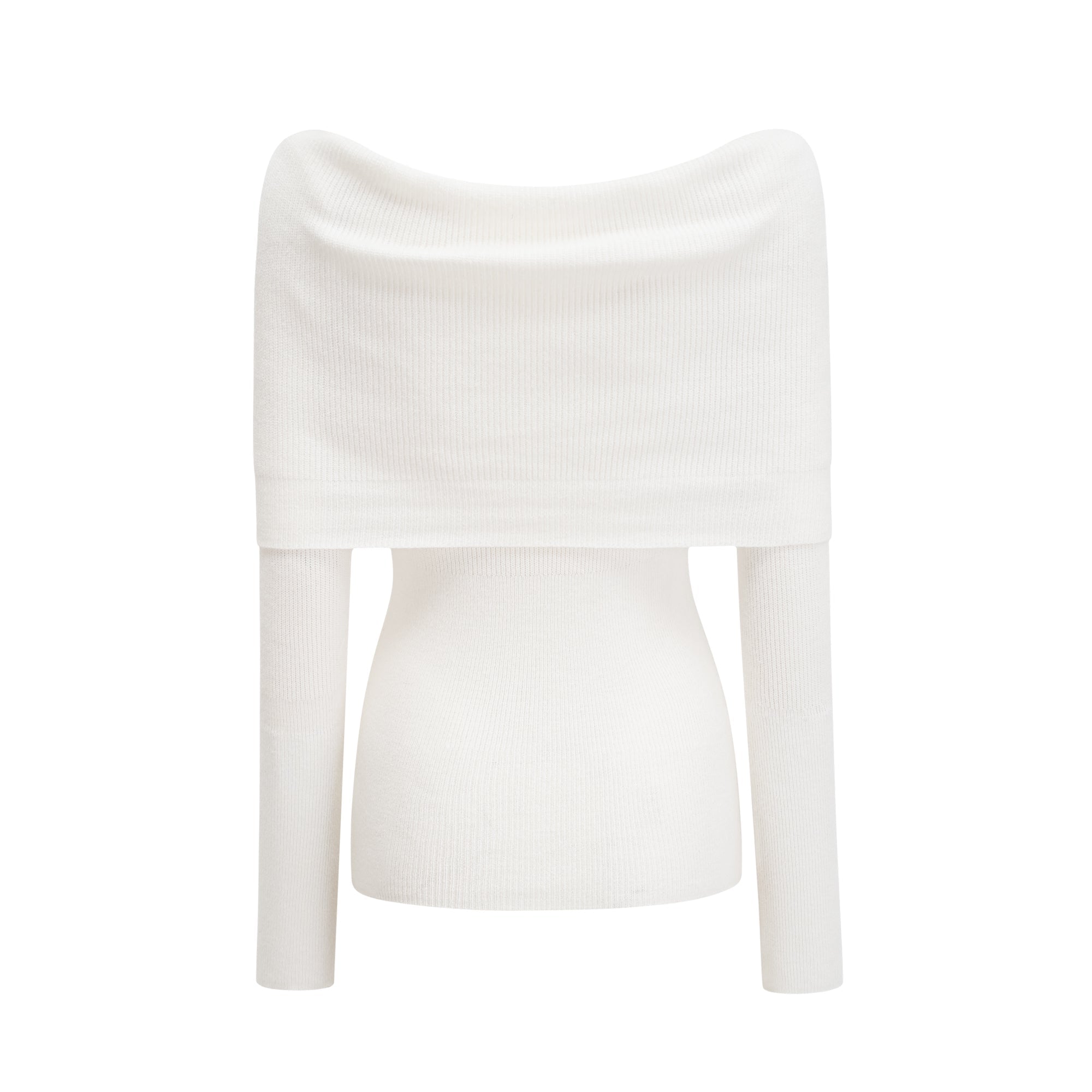 Ava knitted strapless long-sleeve top (US Only)